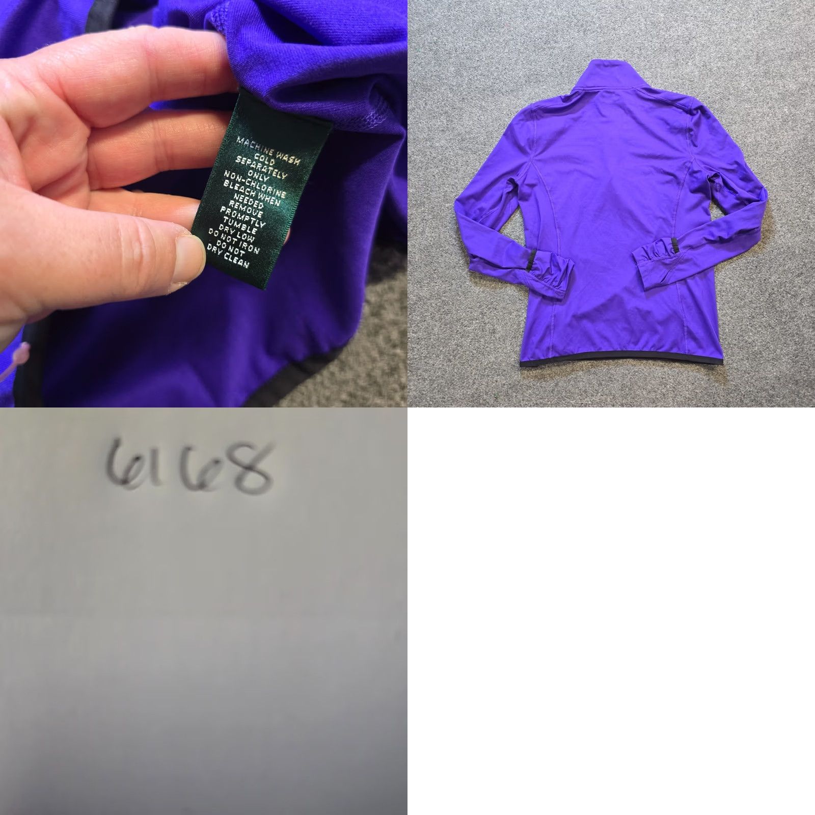 Ralph Lauren Lauren Ralph Lauren Top Sweatshirt Womens Size M Purple 1/4 Zip Performance Stretch Size M / US 6-8 / IT 42-44 - 8 Thumbnail