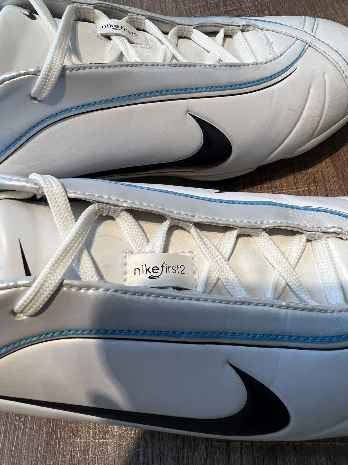 Nike Vintage Nike Sample First 2 Pro Boots Soccer 9.5 size Rare Size US 9.5 / EU 42-43 - 7 Thumbnail