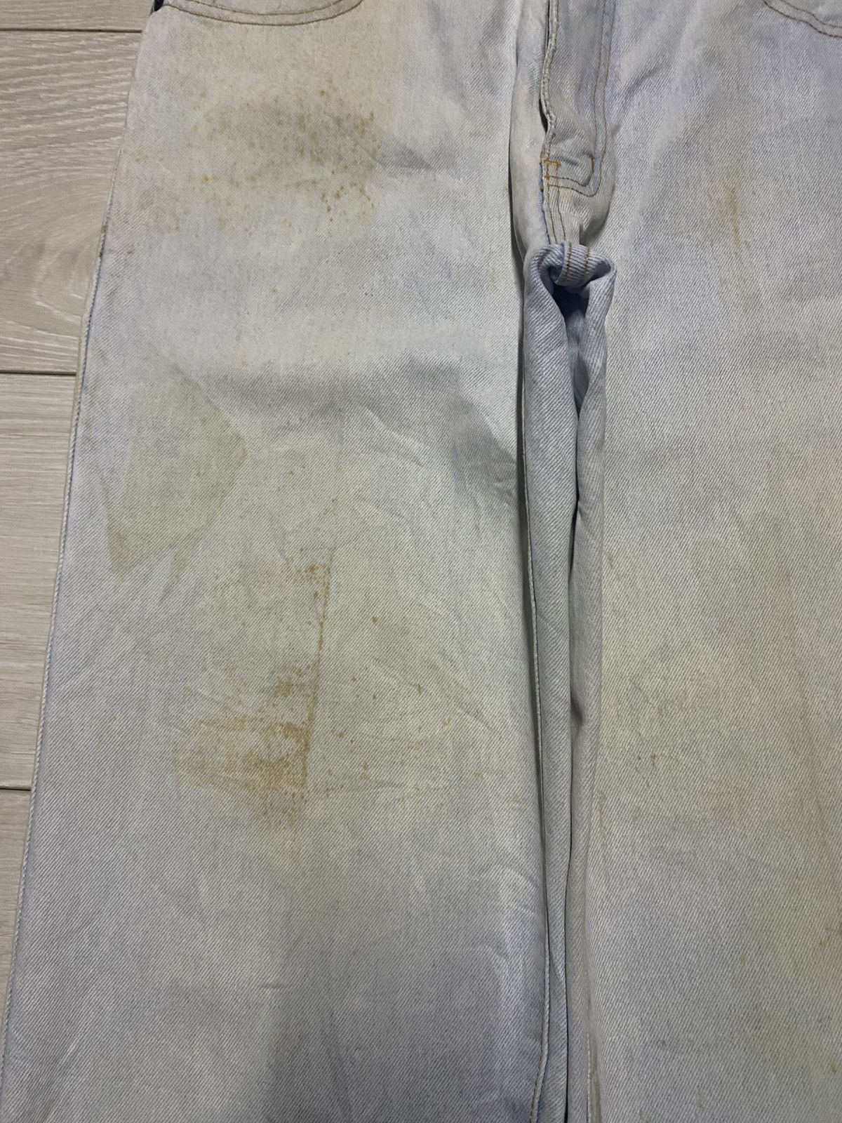 Vintage Vintage Giordano Blue Light Wash Rusty Loose Jeans Size US 30 / EU 46 - 7 Thumbnail