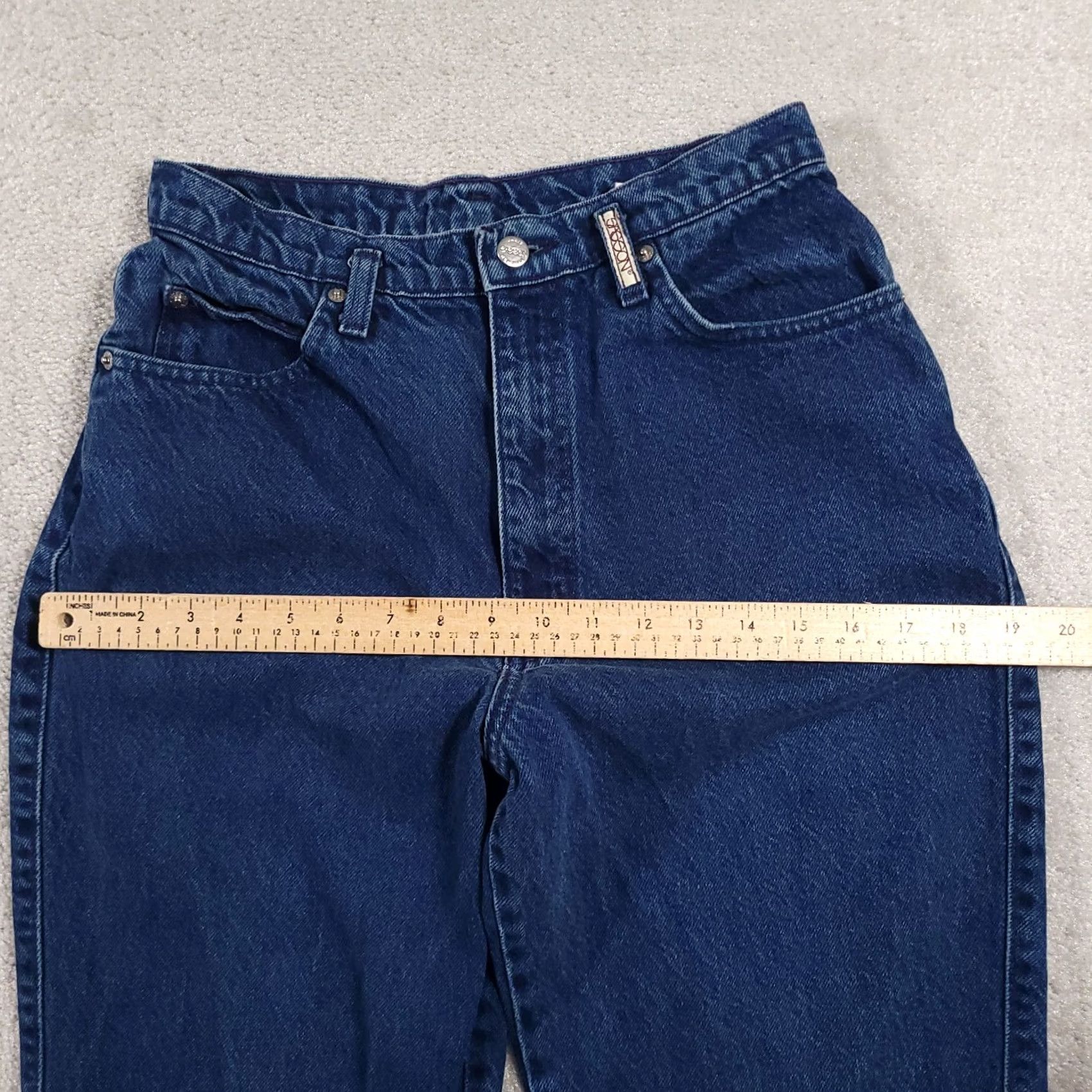 Vintage VINTAGE Sasson Jeans Blue High Waist Tapered Leg 11/12 28X29 USA Made Womens Men’s? Size 32" / US 10 / IT 46 - 7 Thumbnail