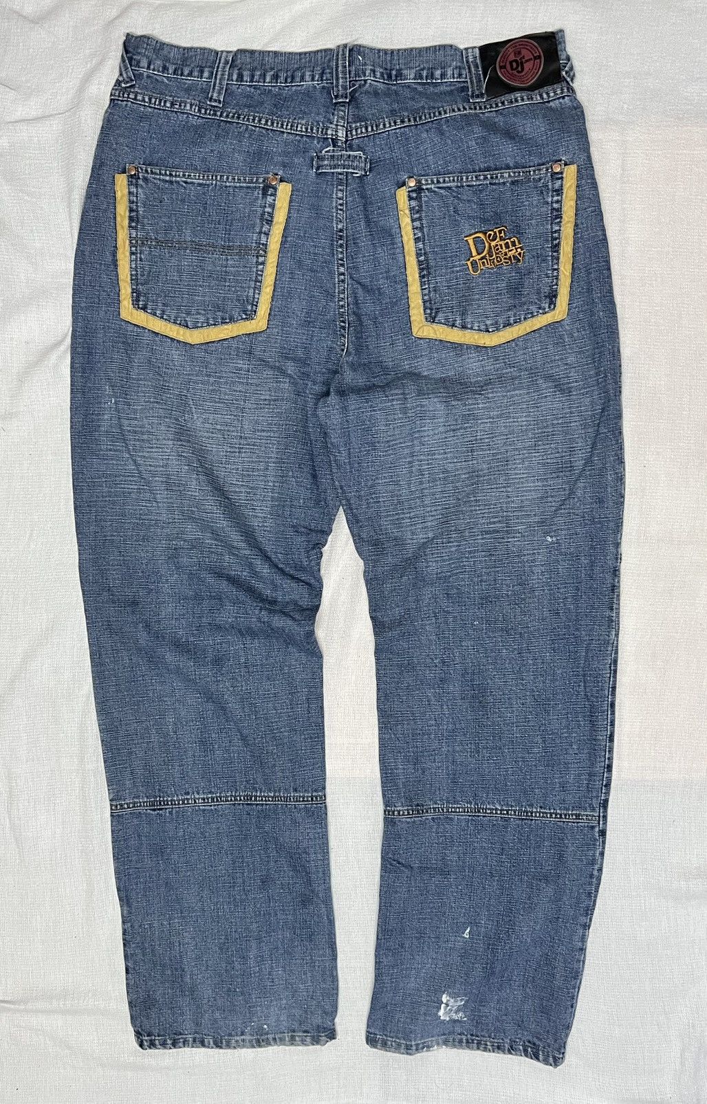 Other 🔥HOT DROPS🔥 Vintage Y2K Def Jam University Baggy Denim Pants Size US 38 / EU 54 - 10 Thumbnail