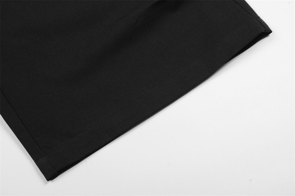 Japanese Brand Men's Black Clean-Fit Loose Casual Suit Shorts Size US 32 / EU 48 - 5 Thumbnail