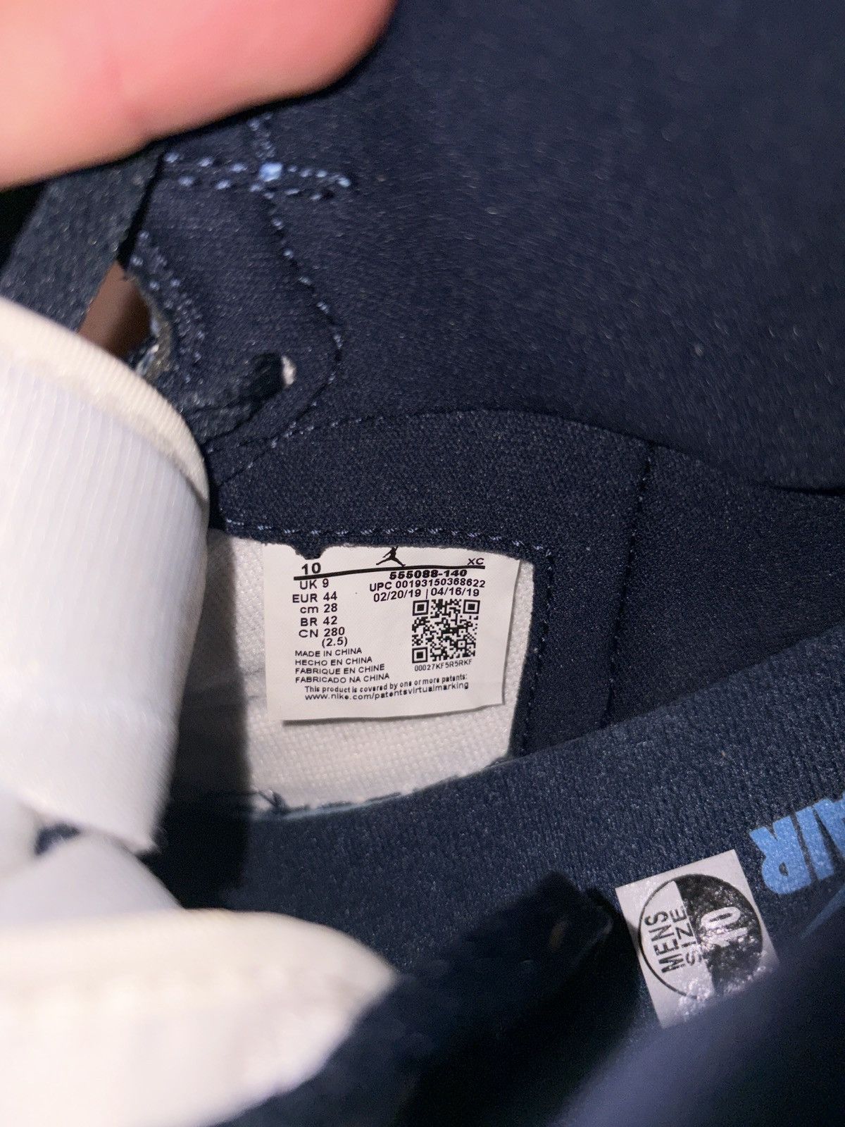 Jordan Brand JORDAN 1 RETRO HIGH OG 'OBSIDIAN' Size US 10 / EU 43 - 6 Thumbnail