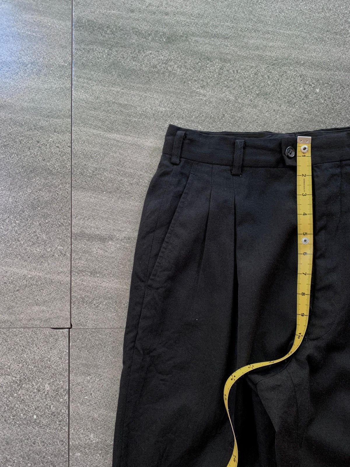 Comme des Garcons Homme FREE TAX! CDGH 90s Baggy Wideleg Wool Trousers Size US 30 / EU 46 - 11 Thumbnail