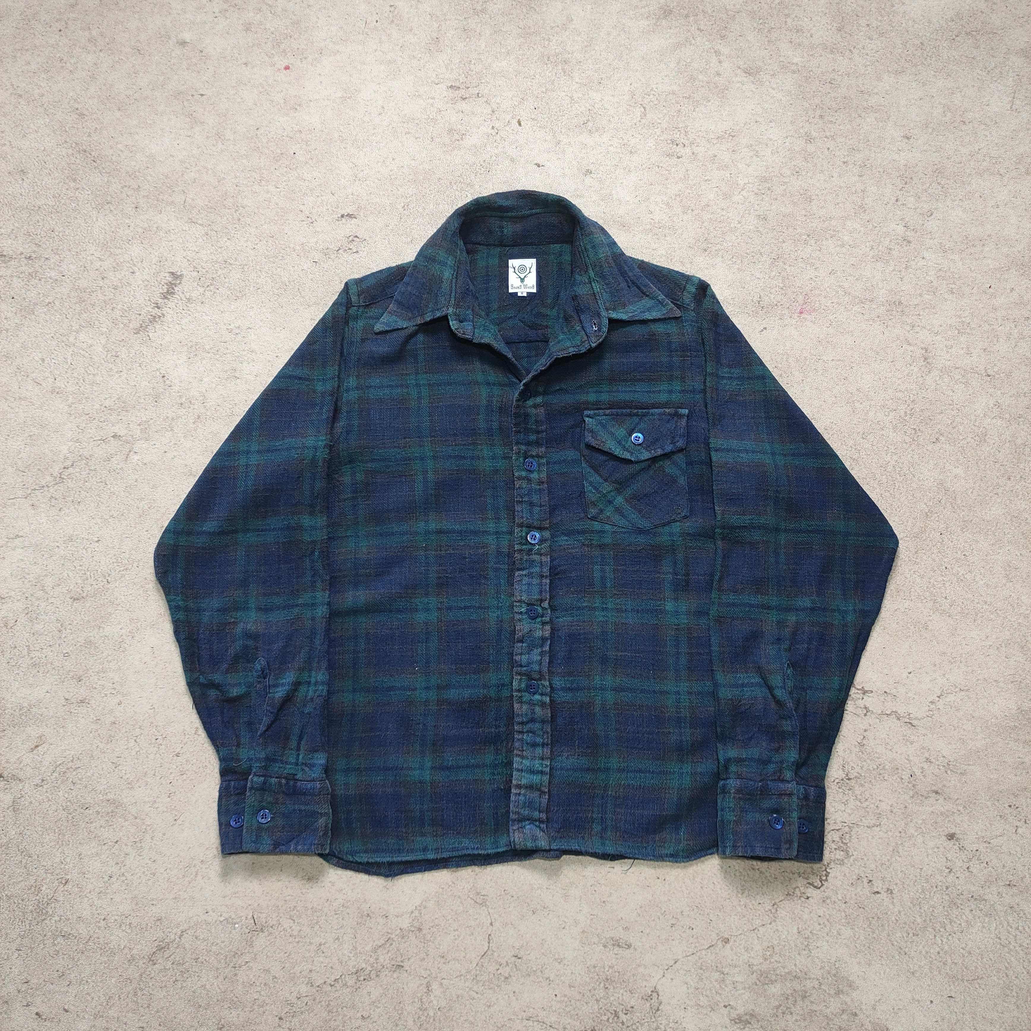 South2 West8 South2 West8 Flannel Shirt by Nepenthes Size US S / EU 44-46 / 1 - 2 Thumbnail