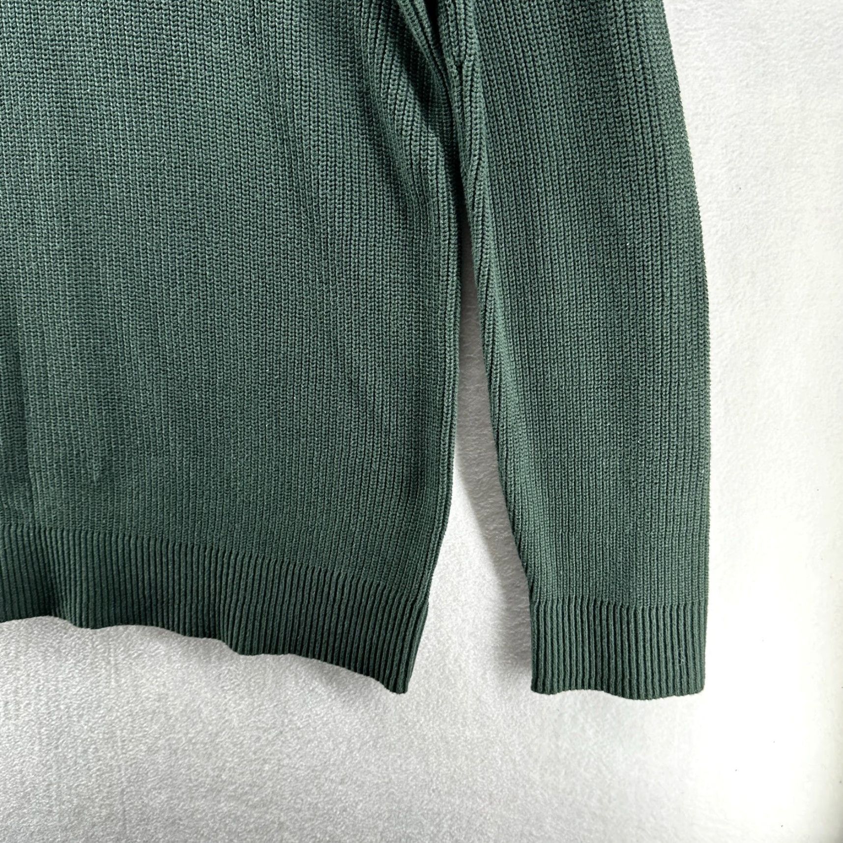 Gap VINTAGE Gap Heavy Knit Sweater Mens XLT Green Crewneck Long Sleeve Pullover Fisherman 90s Big & Tall Size US XL / EU 56 / 4 - 5 Thumbnail