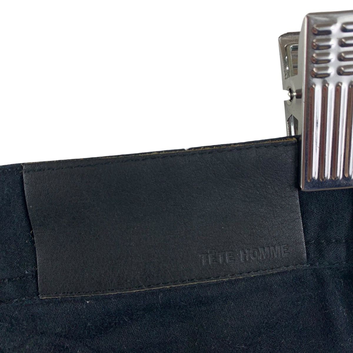 Issey Miyake × Japanese Brand × Tete Homme TETE HOMME issey miyake black colour jeans Size US 31 - 21 Thumbnail