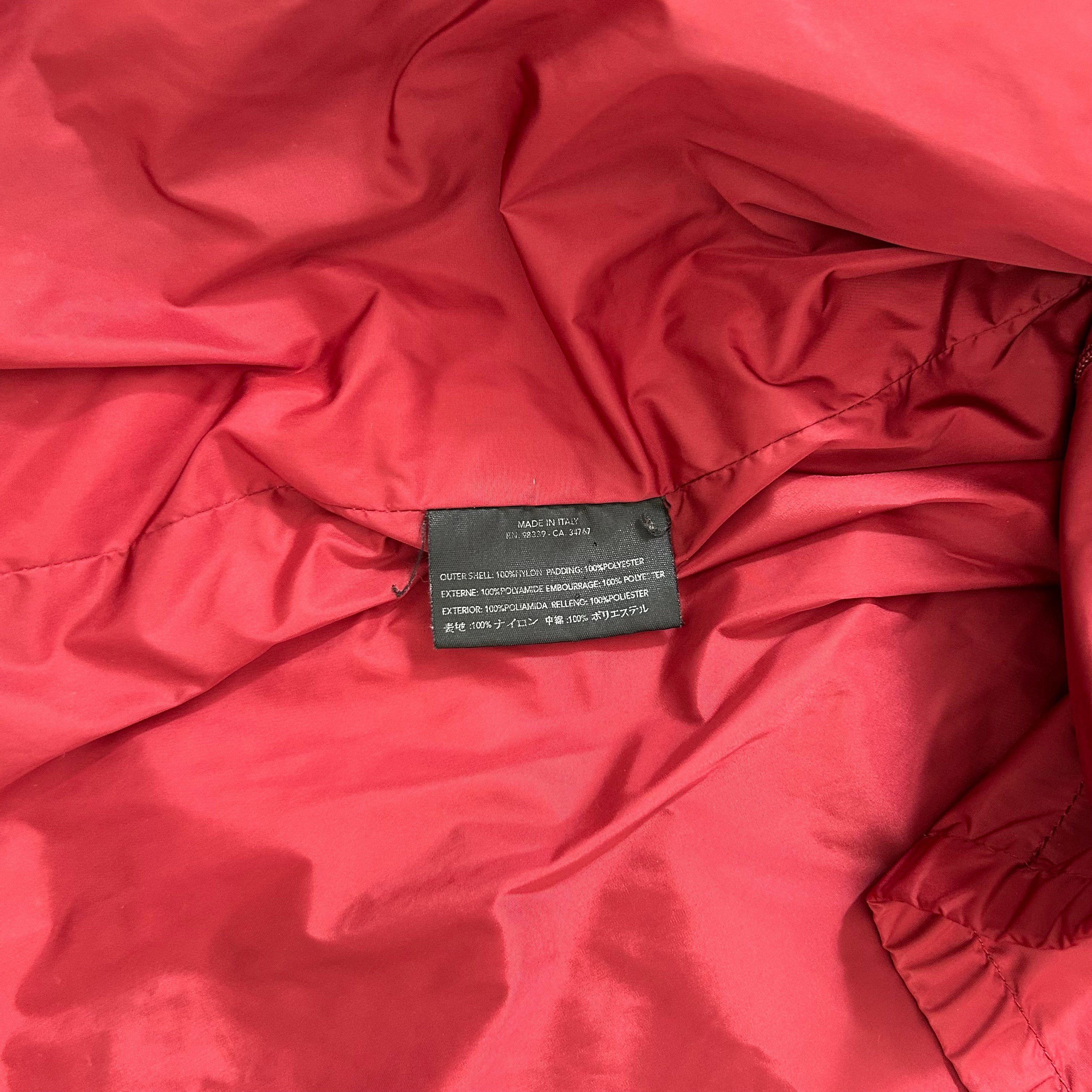 Prada Prada Red Nylon Padded Long Jacket Size US L / EU 52-54 / 3 - 9 Thumbnail
