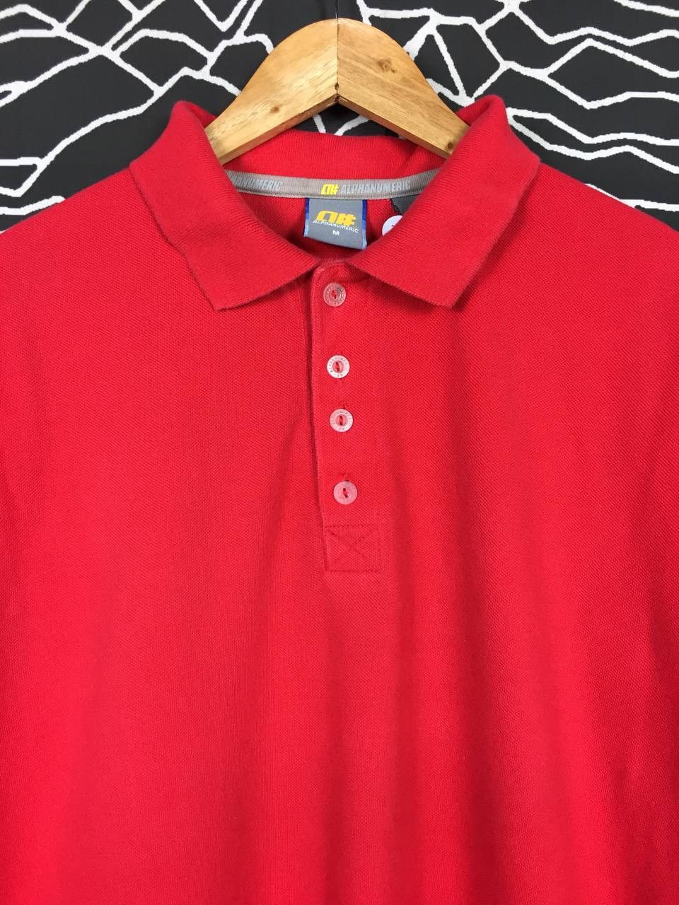 Alphanumeric × Vintage Vtg Alpha Numeric Clothing Skateboard Surfing Polo Tee Size US M / EU 48-50 / 2 - 3 Thumbnail