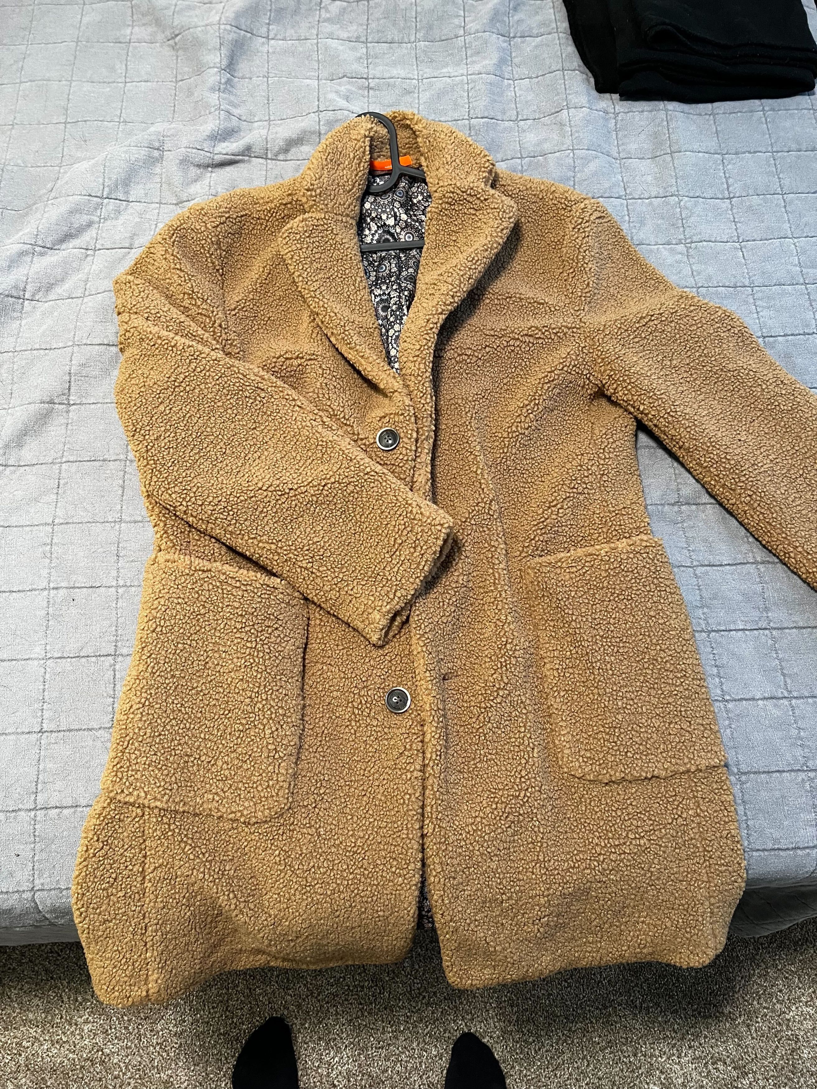 Tallia Tallia Men's Sherpa Teddy Coat Size US M / EU 48-50 / 2 - 2 Thumbnail