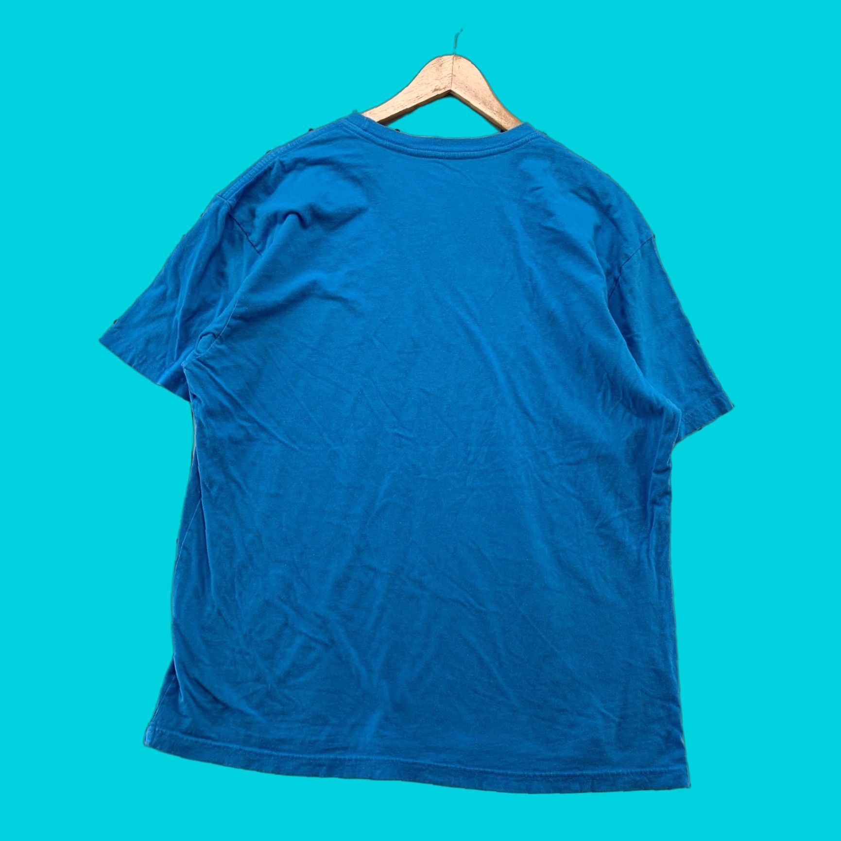 Ecko Unltd. VINTAGE Ecko Unltd T-Shirt Mens 2XL Blue Hip Hop Rhino Grafitti Graphic Print Short Sleeve Crew Neck Shirt Mens Hip Hop 2000s Size US XXL / EU 58 / 5 - 1 Thumbnail