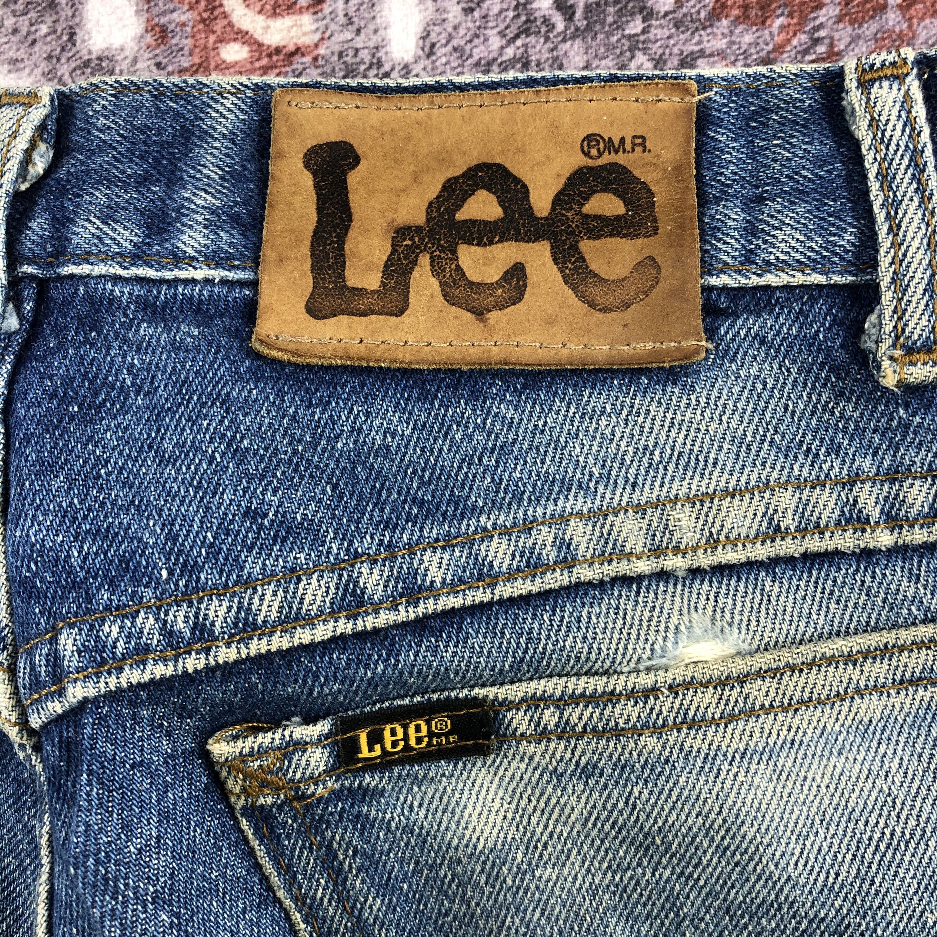 Lee × Vintage 90s Vintage Ripped Lee Jeans-JM2115 Size US 28 / EU 44 - 6 Thumbnail