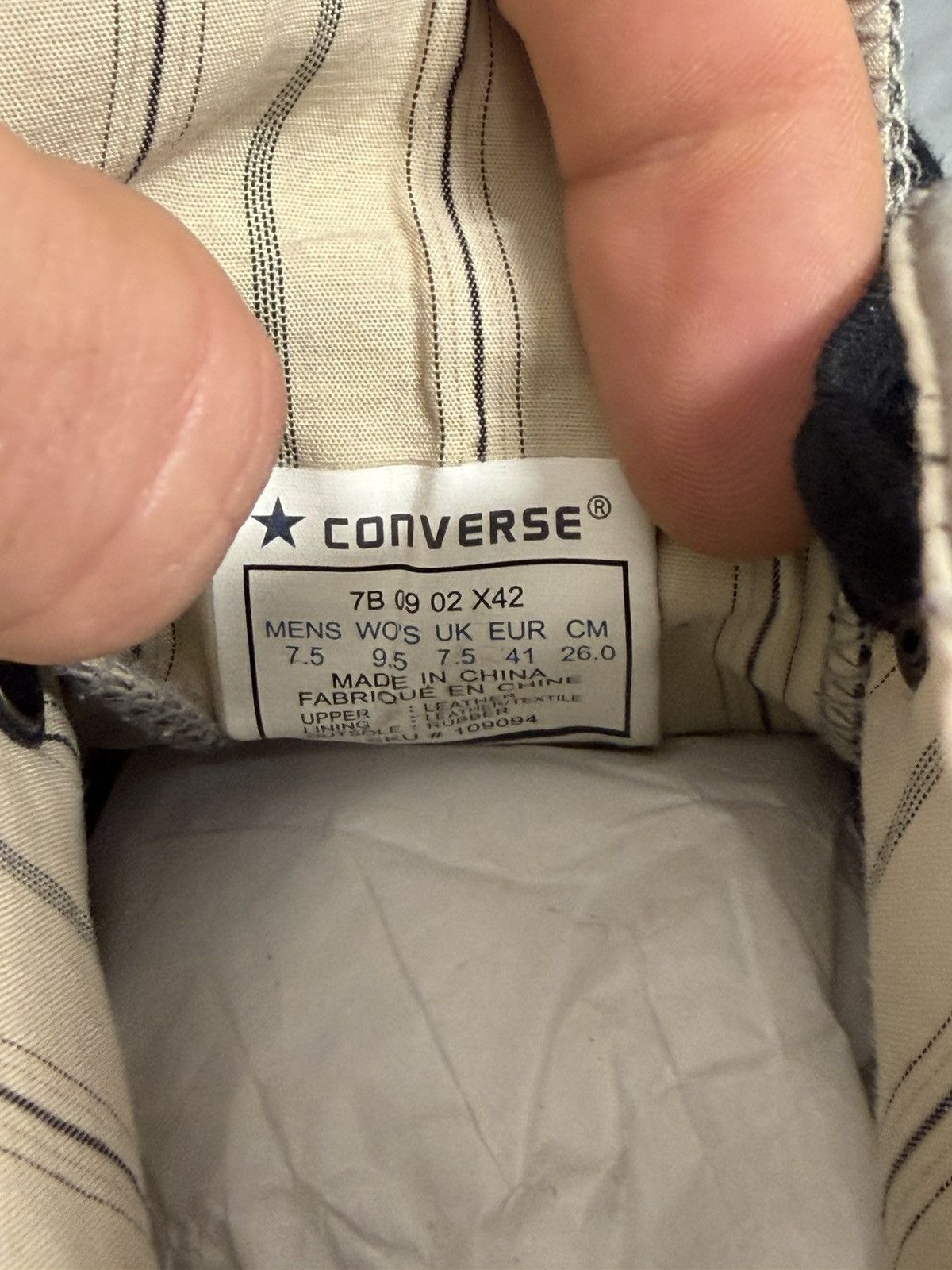 Converse × John Varvatos John Varvatos x Converse Aged High Top Sneakers Size US 8 / EU 41 - 7 Thumbnail