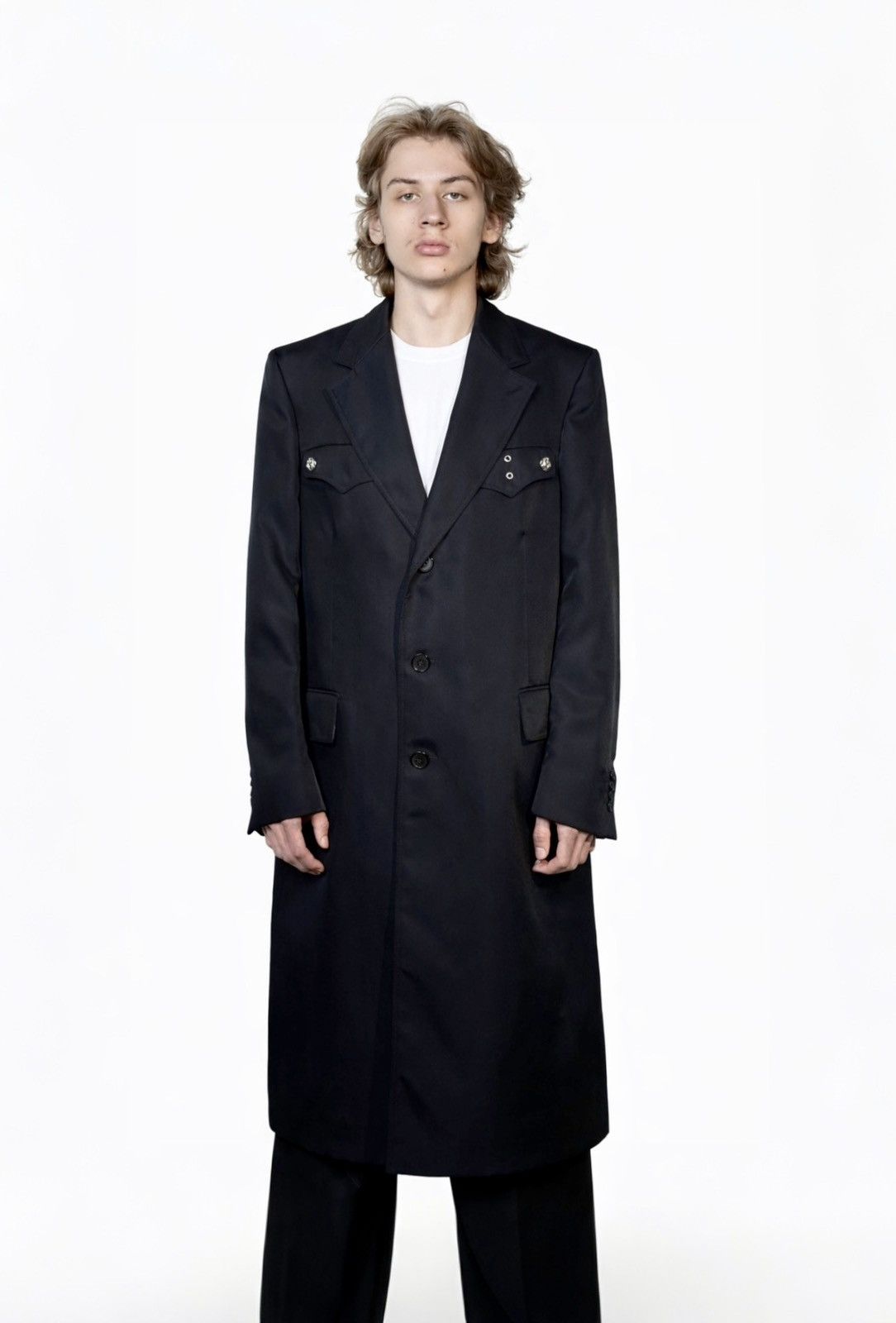 Calvin Klein 205W39NYC Calvin Klein 205W39NYC Western Pocket Long Coat Size US L / EU 52-54 / 3 - 1 Thumbnail