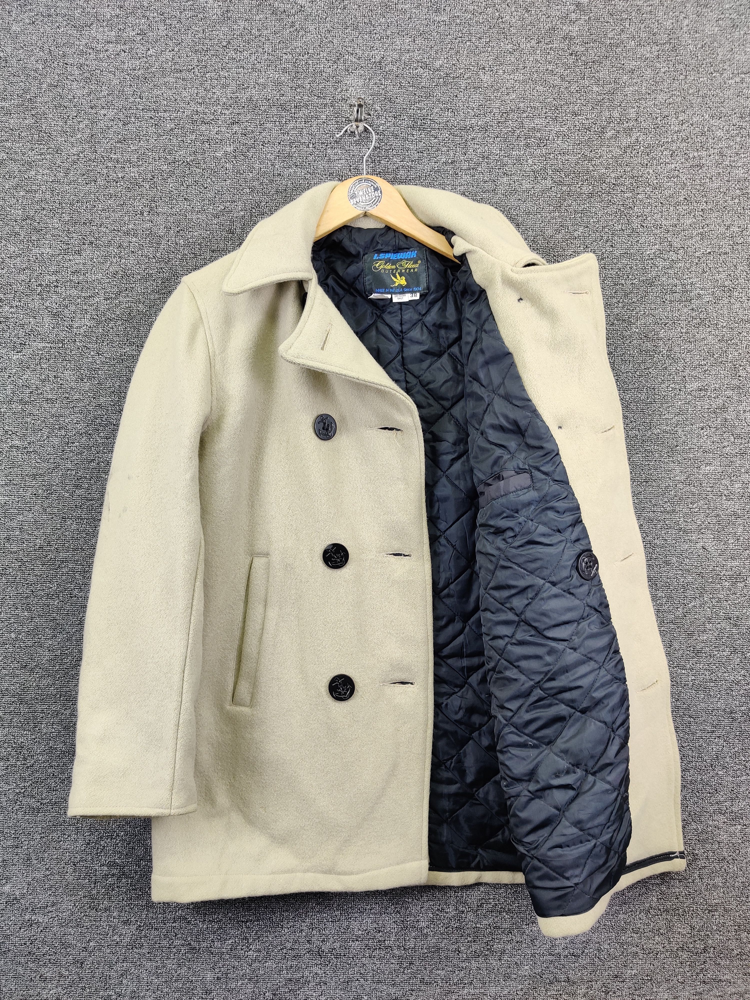I. Spiewak And Sons Vintage I.Spiewak Quilted Wool Double Breasted Coat Size US L / EU 52-54 / 3 - 7 Thumbnail