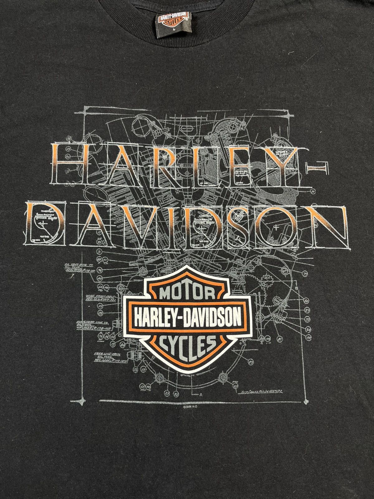 Harley Davidson Harley Davidson Spirit Of Eagle 2006 France Tee USA Size US L / EU 52-54 / 3 - 4 Thumbnail