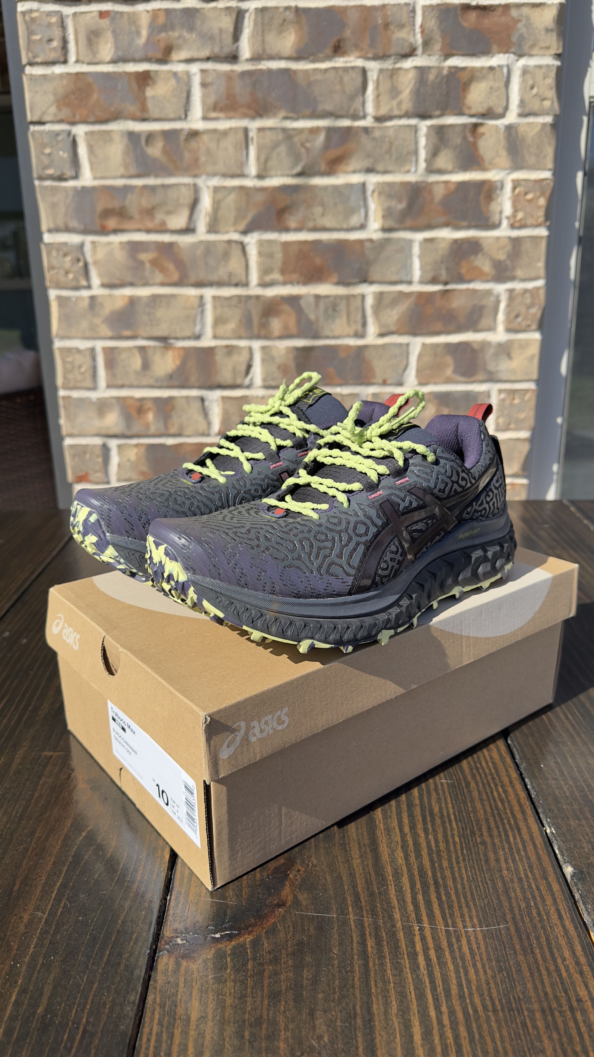 Brain Dead x ASICS Trabuco Max size 10