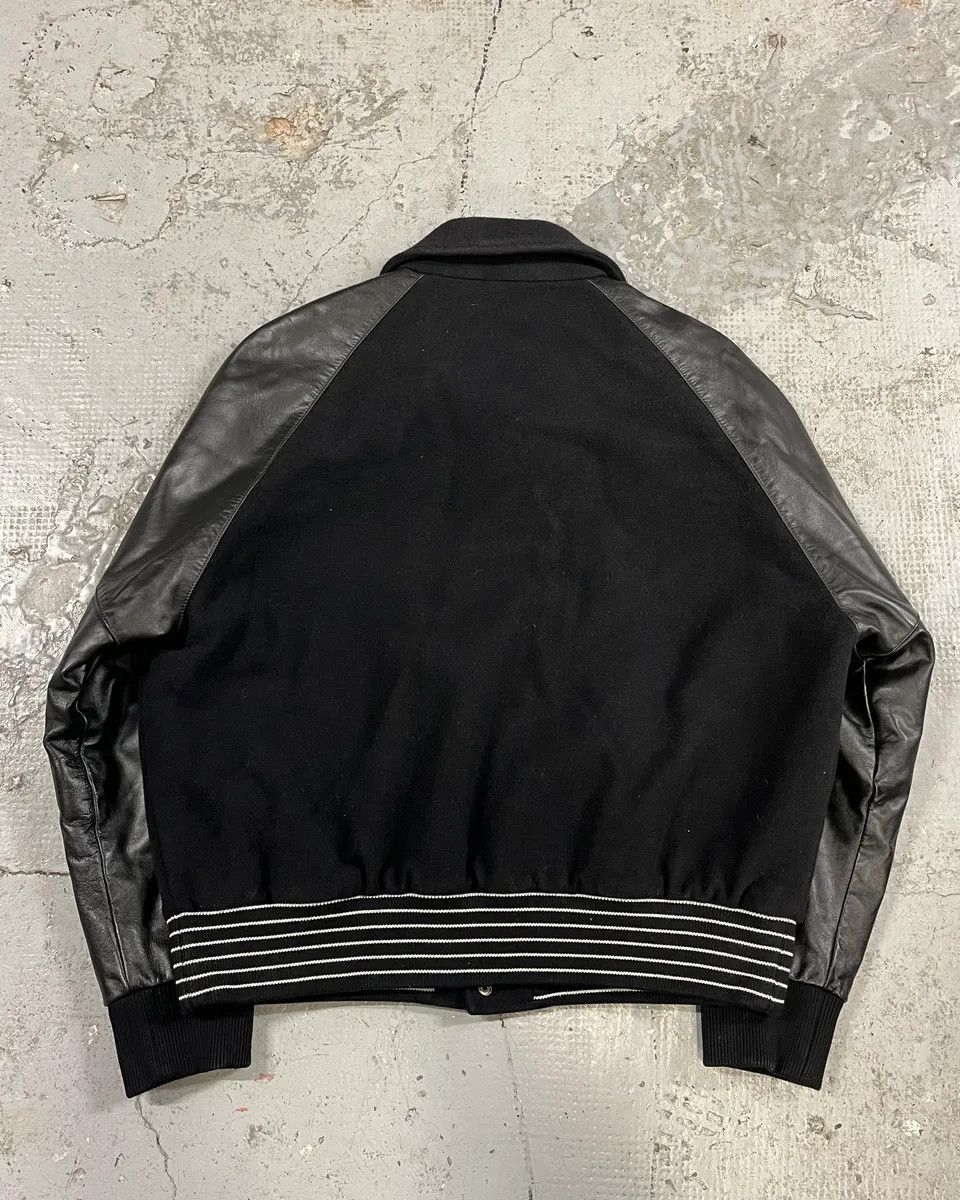 Acne Studios Acne Studios Black Wool & Leather Biker Jacket Size US M / EU 48-50 / 2 - 5 Thumbnail