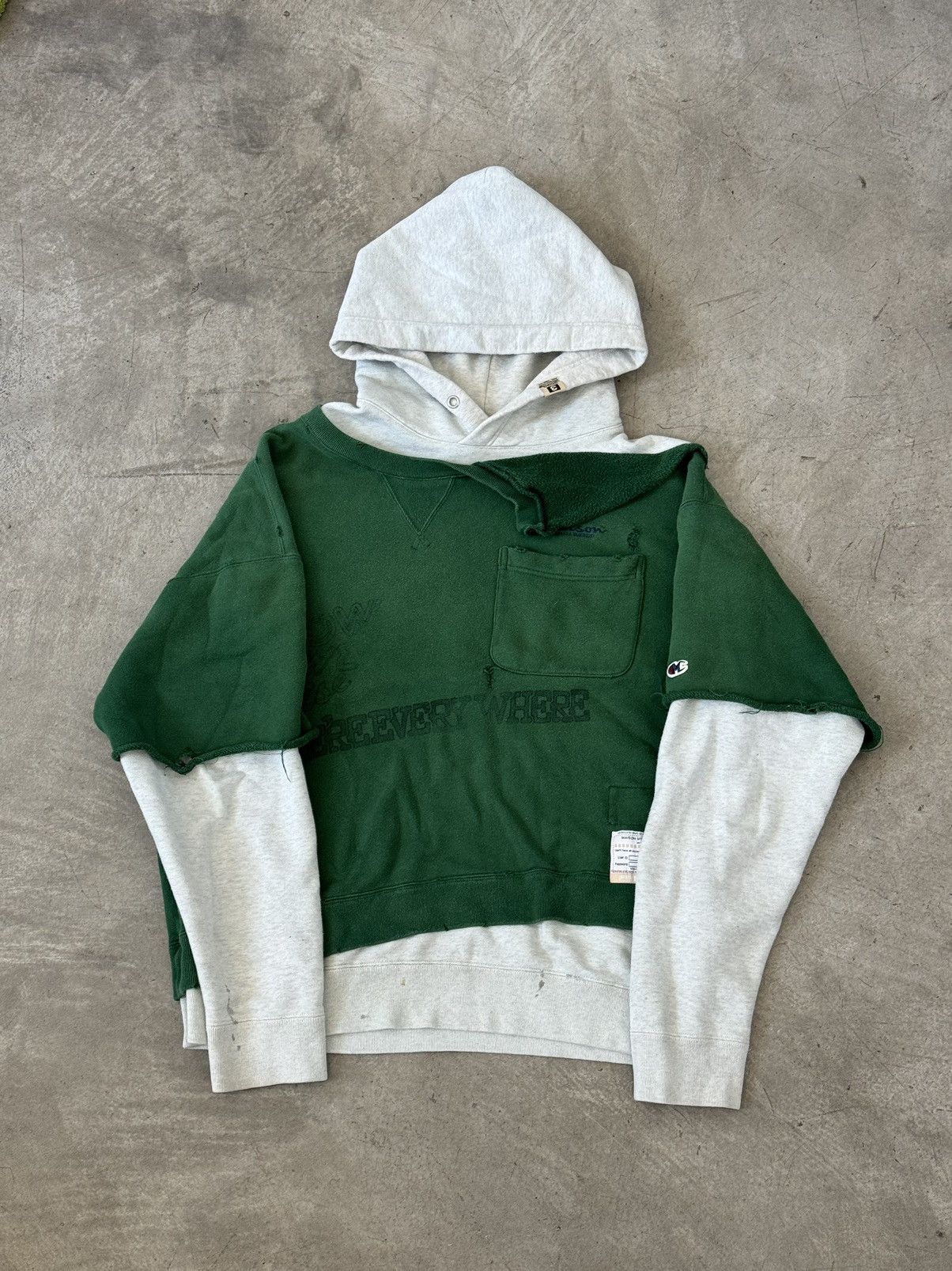 MaisonMIHARAYASUHIRO DOUBLE FRONT HOODIE Maison MIHARA YASUHIRO