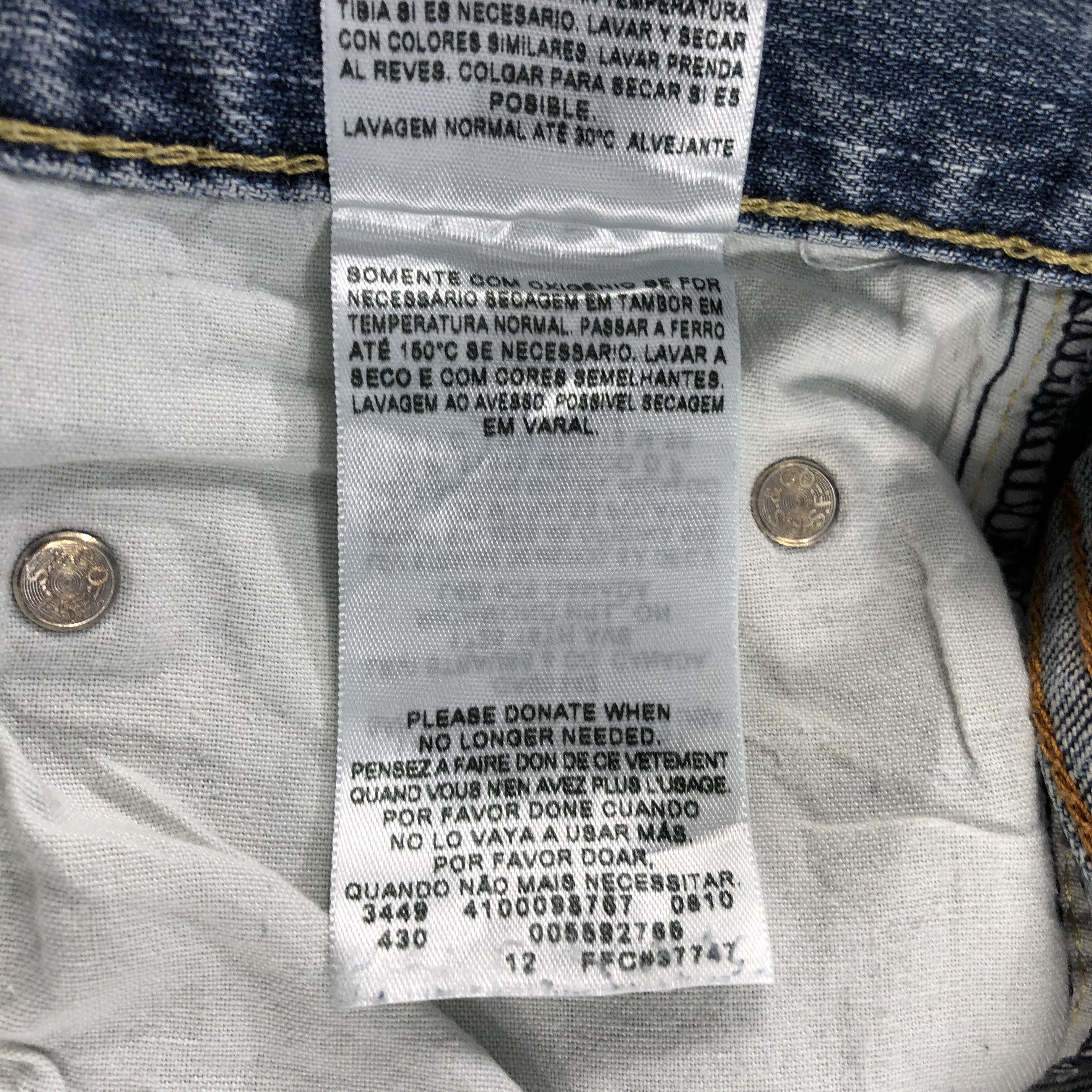 Levi's × Vintage Vintage Blue Wash Levis 559 Jeans-JM2491 Size US 35 - 3 Thumbnail