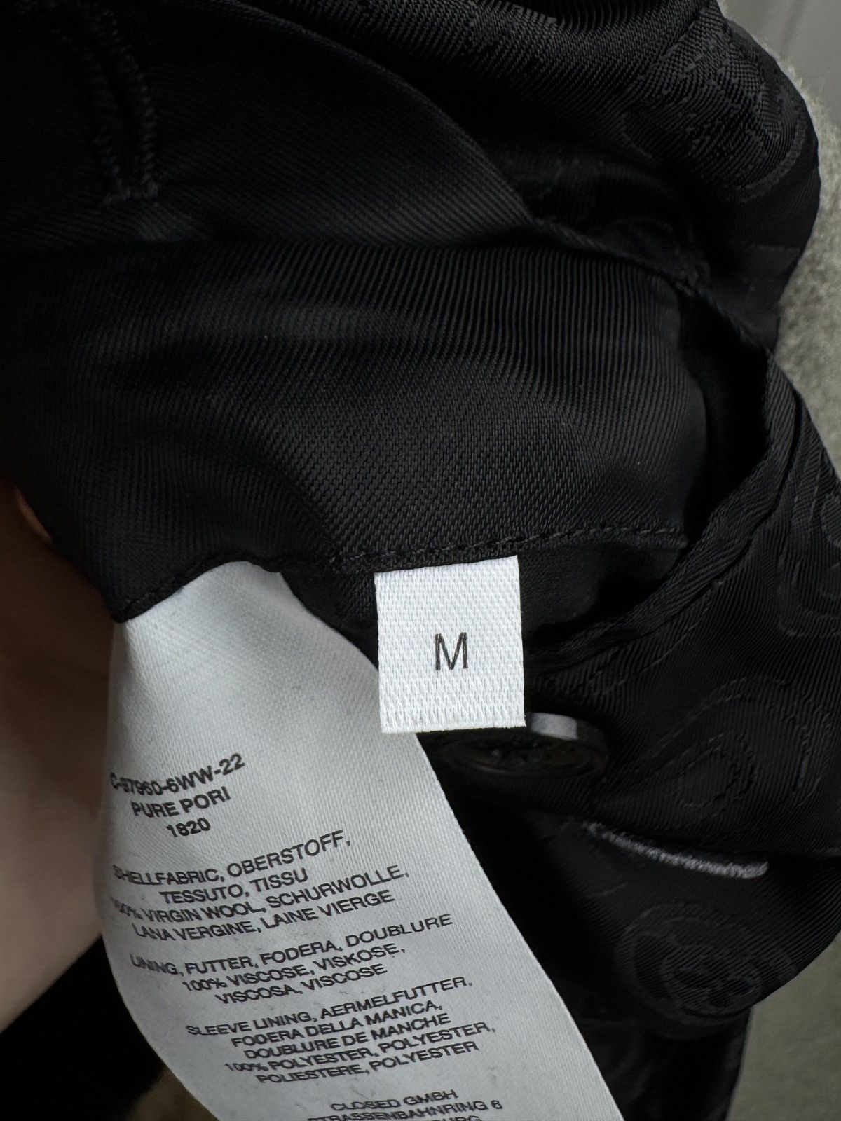 CLOSED Closed Pure Pori Italian Fabric Wool grey coat size M Size M / US 6-8 / IT 42-44 - 13 Thumbnail