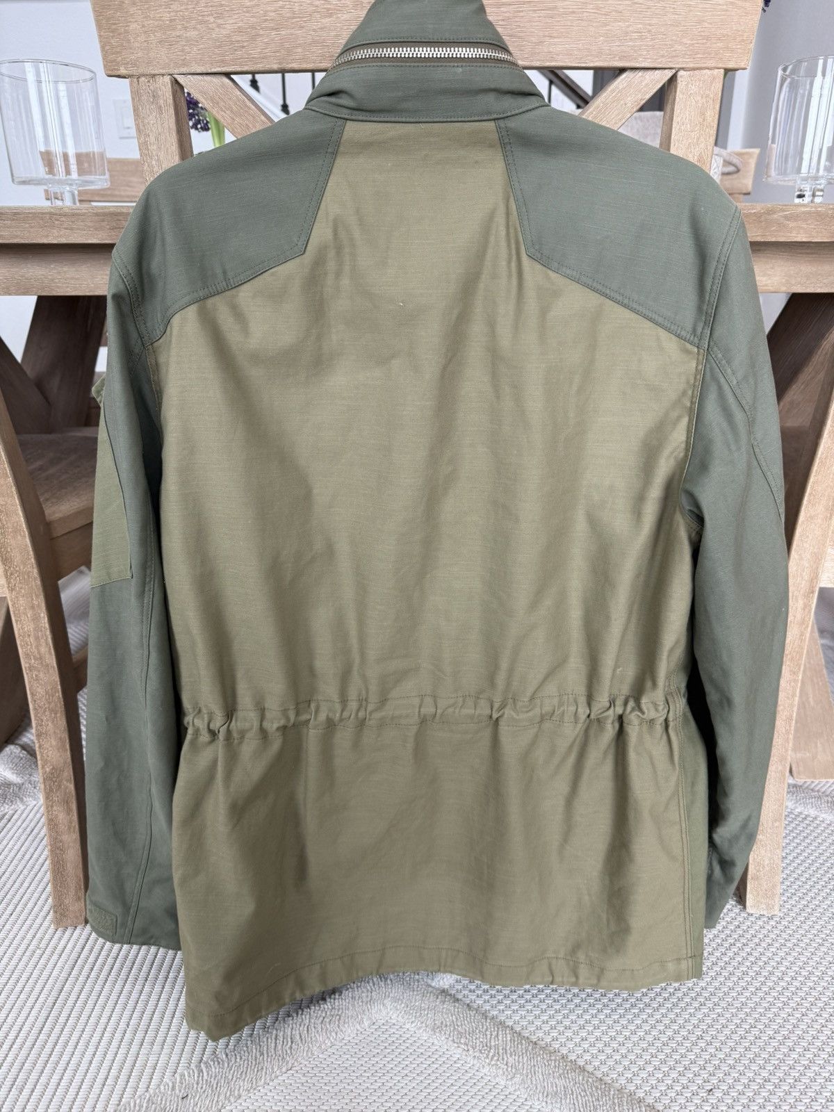 Rag & Bone Rag & Bone Military Two Tone Green Jacket (M) Size US M / EU 48-50 / 2 - 4 Thumbnail
