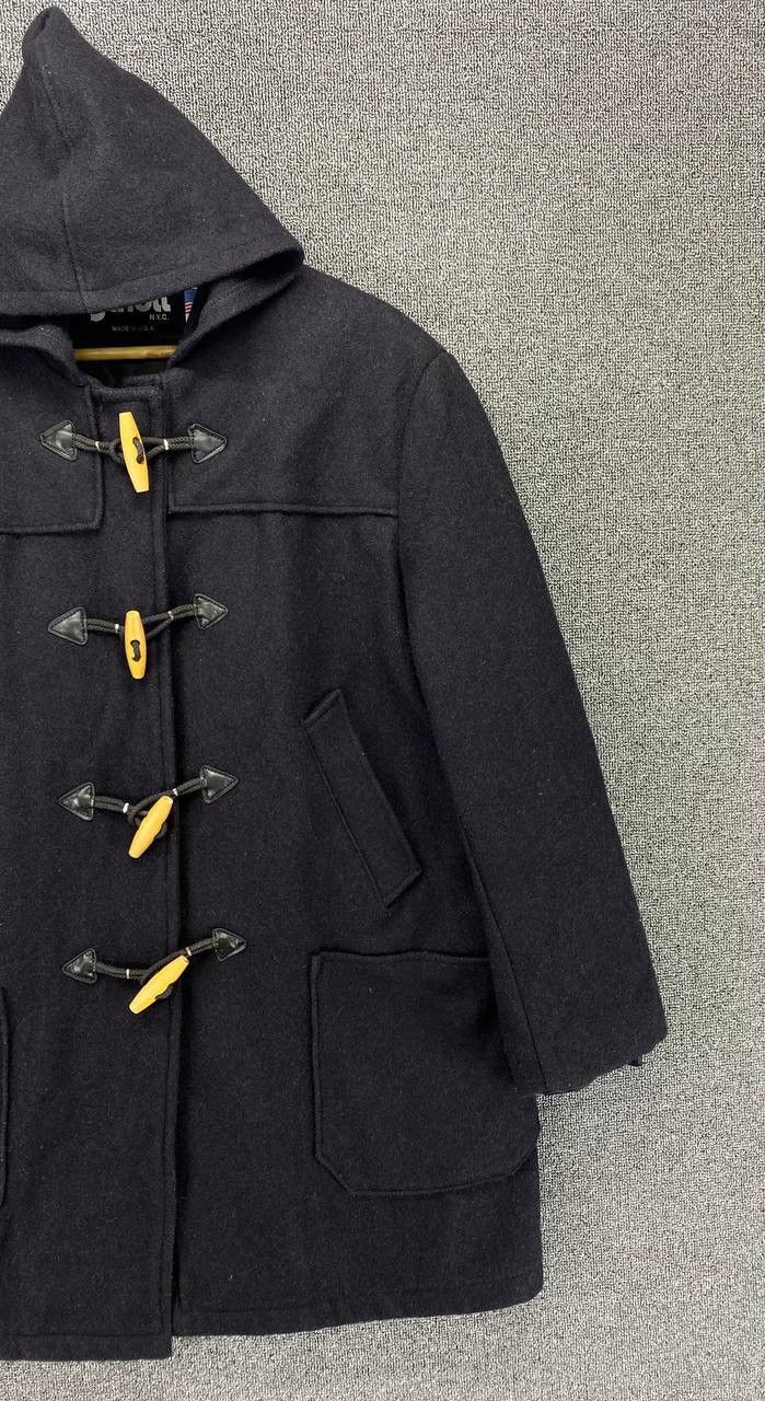 Schott Vintage Schott Hoodie Duffle Coat Wool Long Jacket Size US XXS / EU 40 - 4 Thumbnail