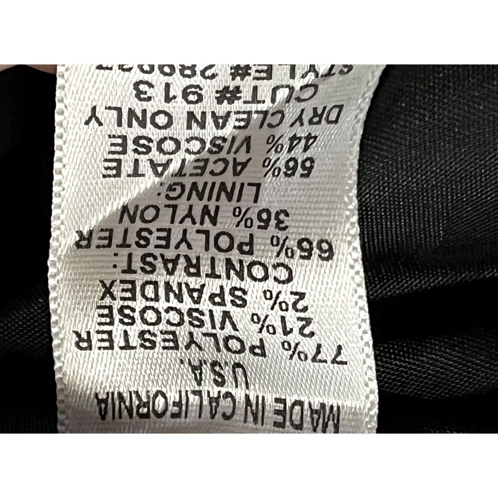 Trina Turk Trina Turk Dali Satin Lace Cocktail Dress Womens 0 Black Sequin Short Sleeve Satin Sheath Lined Velvet? Size XS / US 0-2 / IT 36-38 - 7 Thumbnail
