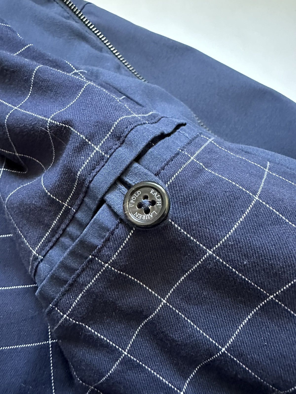 Polo Ralph Lauren Vintage Polo Ralph Lauren Blue Harrington Jacket Men's L Size US L / EU 52-54 / 3 - 9 Thumbnail