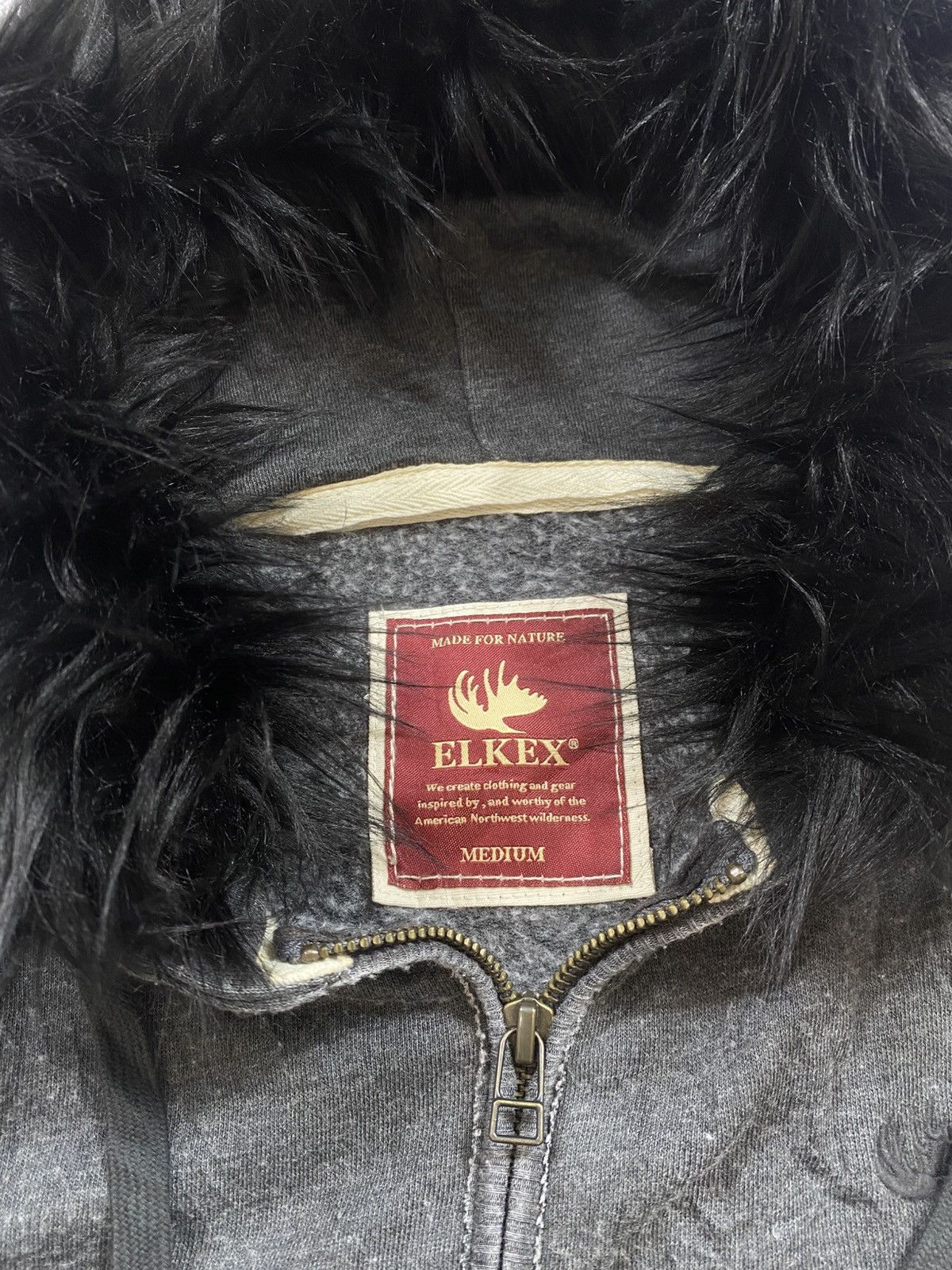 If Six Was Nine Distressed Sick Fur Hoodie Elkek Zip hoodie ifsix Lgb Size US M / EU 48-50 / 2 - 4 Thumbnail