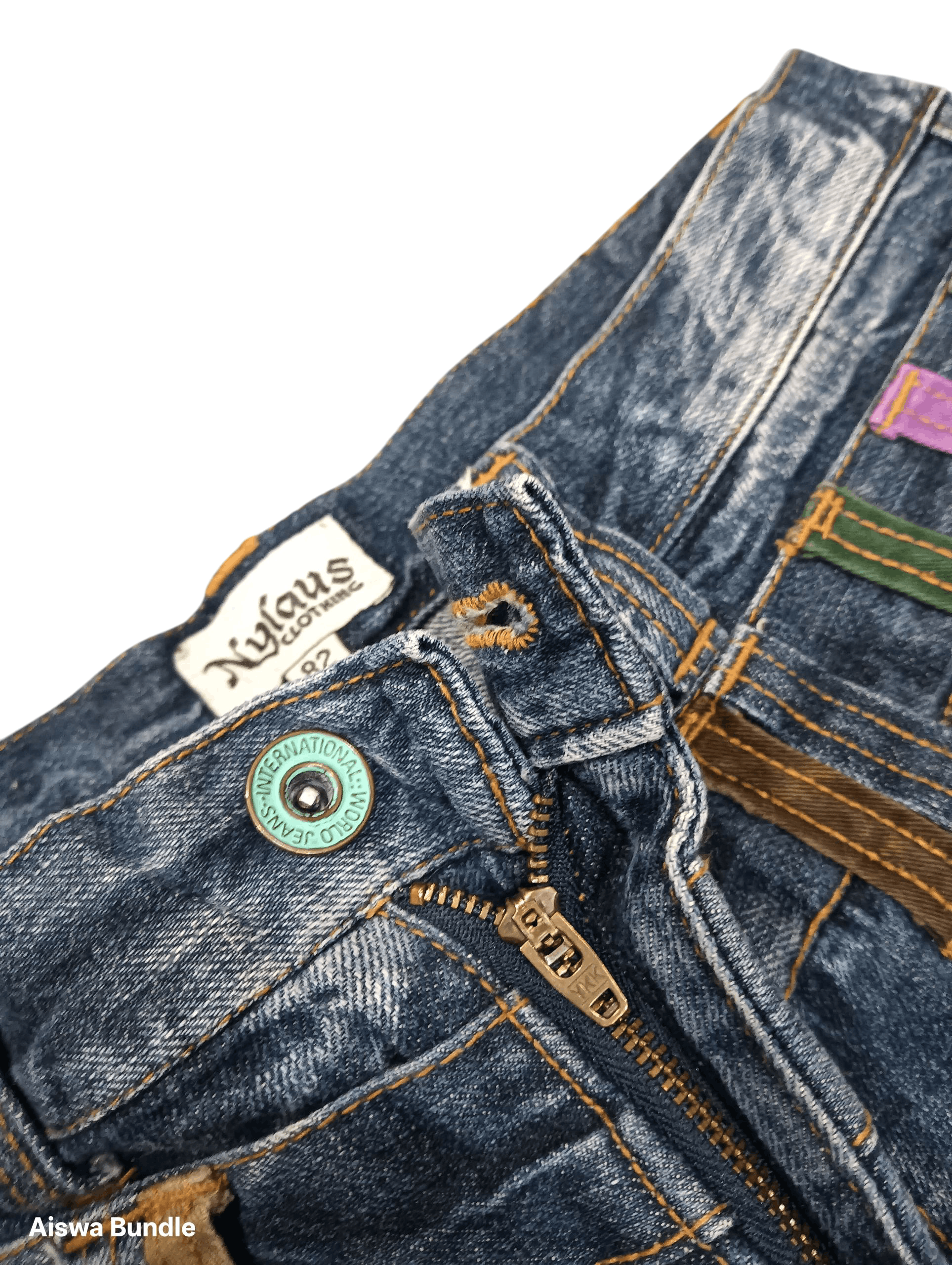 Other Nylaus Jeans Distressed Double Waist Size US 38 / EU 54 - 6 Thumbnail