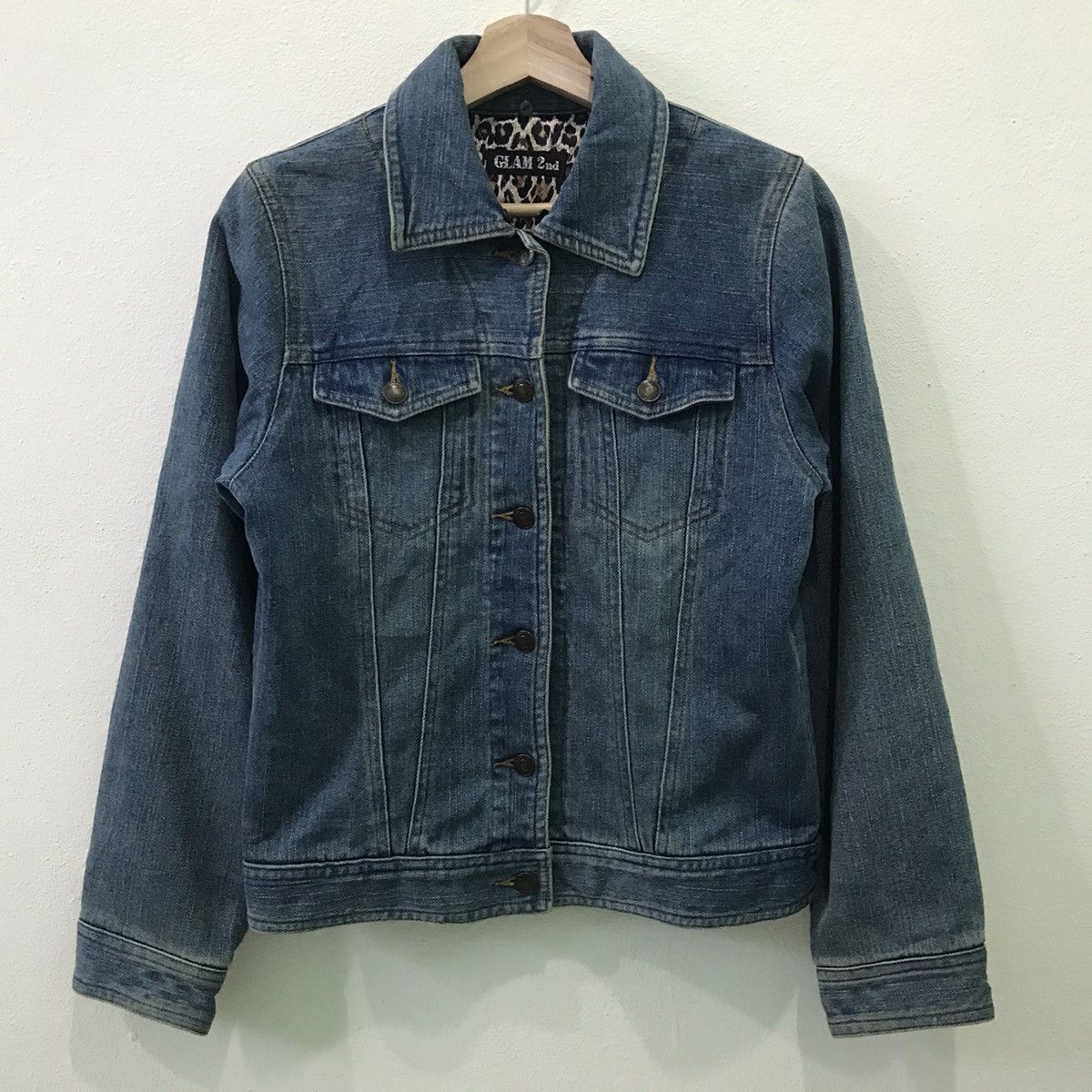 Japanese Brand Japanese Brand Glam 2nd Denim Jacket Size M / US 6-8 / IT 42-44 - 2 Thumbnail