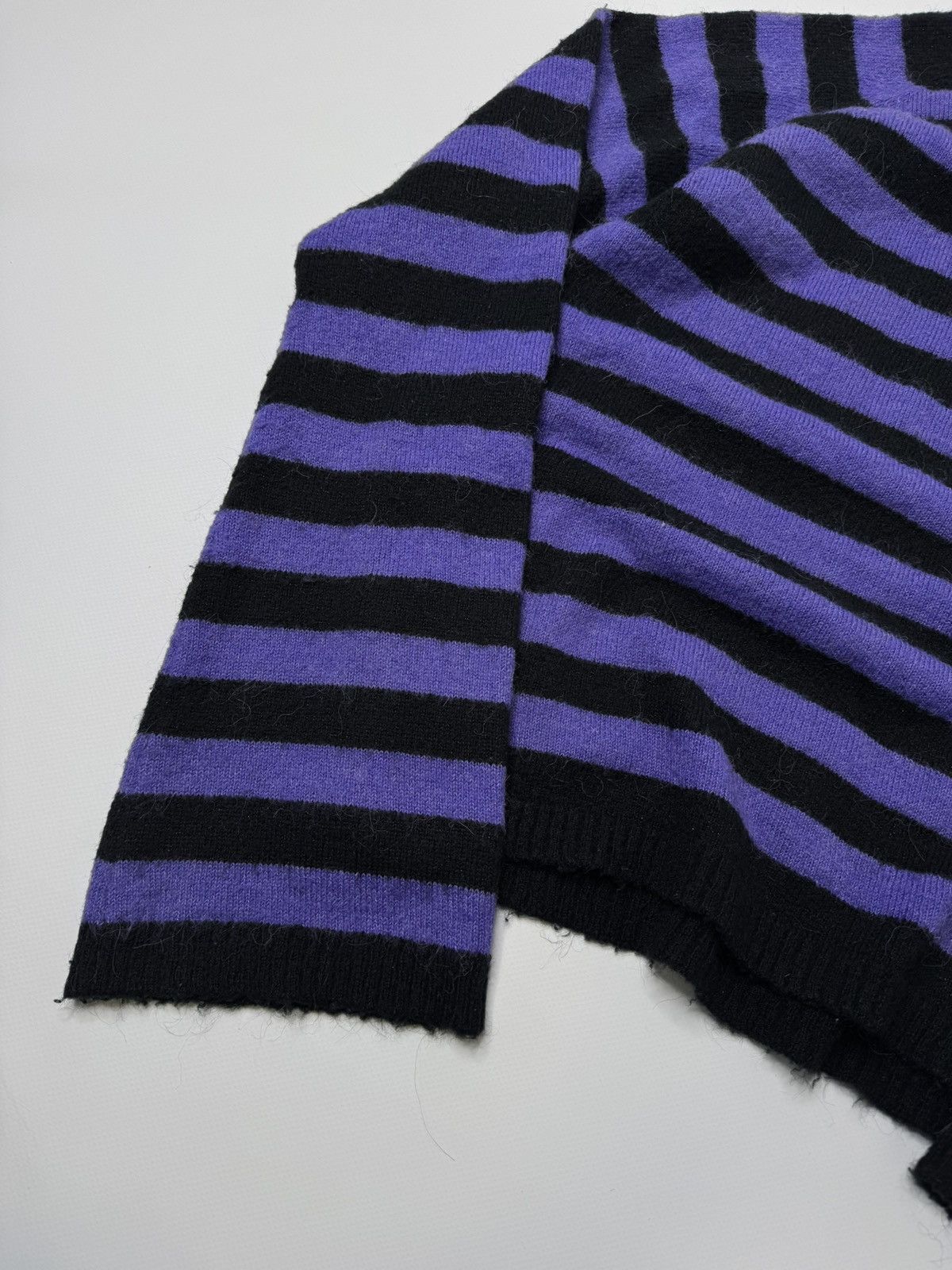Seditionaries Vintage avant garde purple striped knit sweater marni swag Size US S / EU 44-46 / 1 - 5 Thumbnail