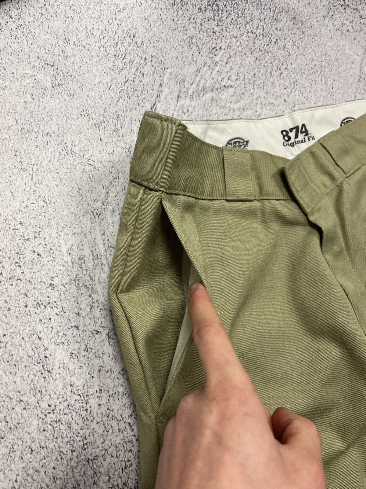 Dickies Vintage Dickies 874 Original Fit Beige Trousers Pants Skate Size US 33 - 5 Thumbnail