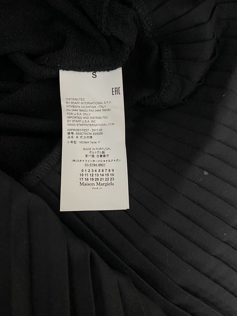 Maison Margiela Terry fabric pleated sleeveless vest skirt Dresses