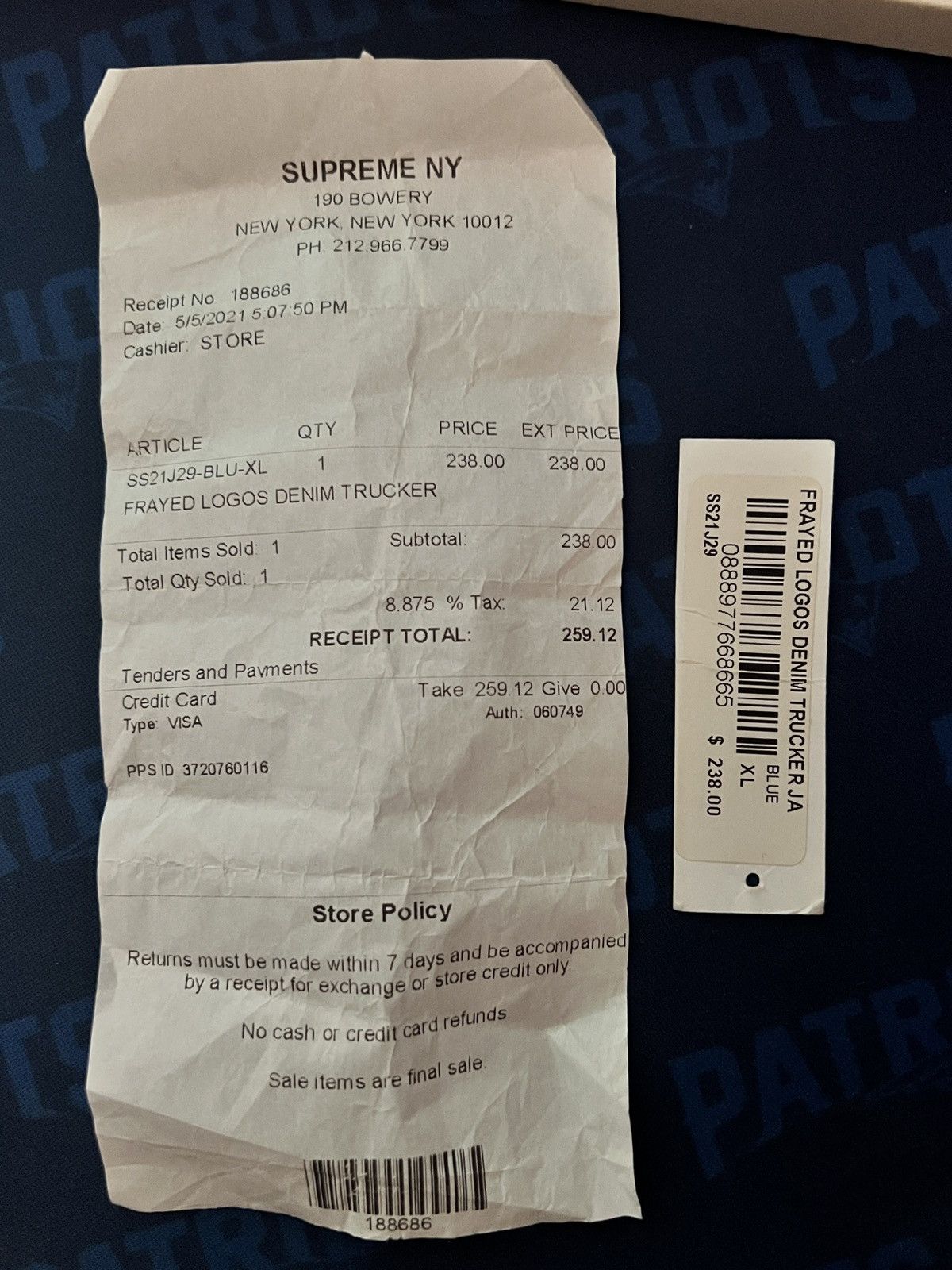 Supreme Rare Supreme® Denim Jacket Size US XL / EU 56 / 4 - 3 Thumbnail