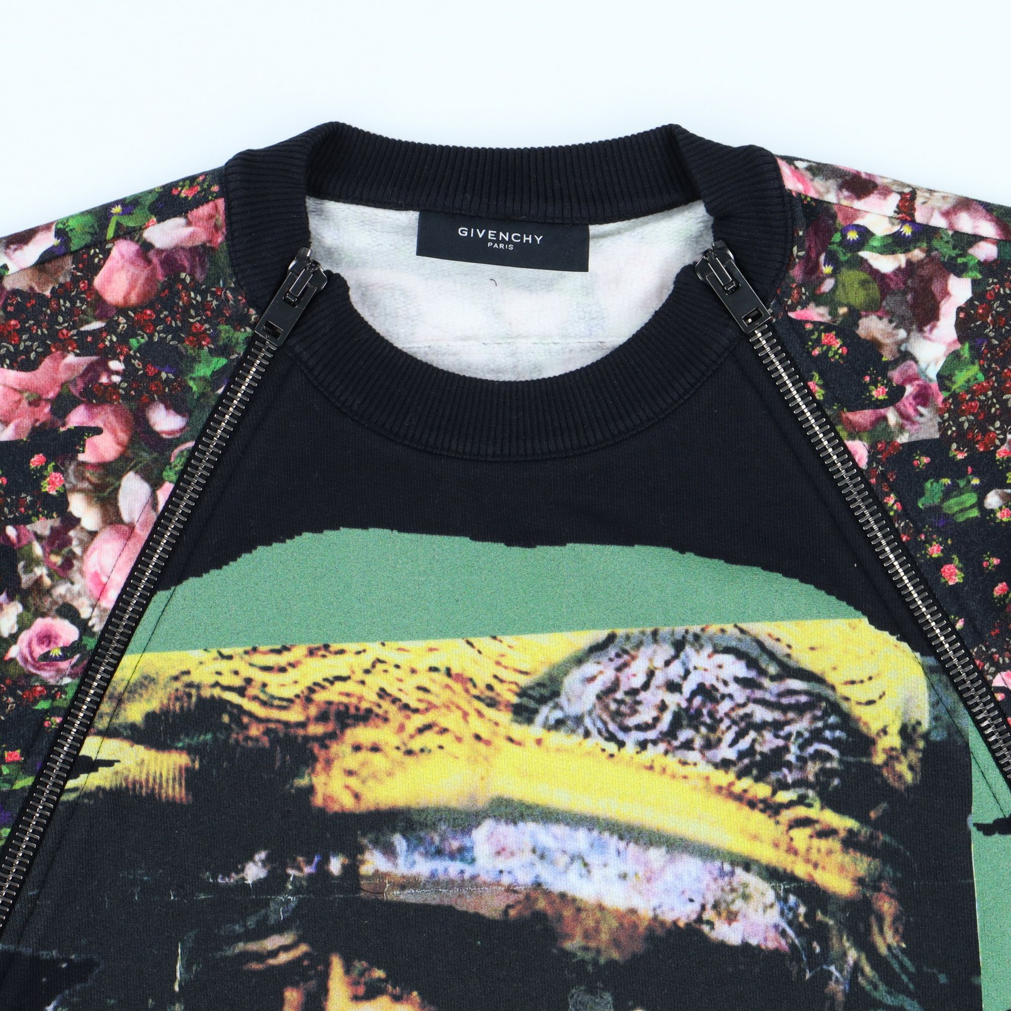Givenchy Floral Minotaur Print Zip Sweatshirt Size US M / EU 48-50 / 2 - 6 Thumbnail