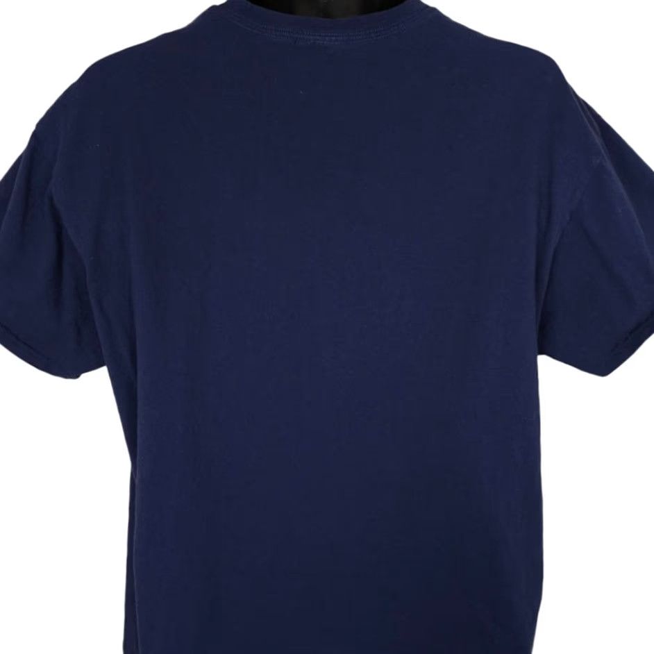 Delta VINTAGE Delta Alaska T Shirt Mens Large Blue Travel Moose Nature Tee Bald Eagle Grizzly Bear Wolf Moose Souvenir Mens Size US L / EU 52-54 / 3 - 4 Thumbnail
