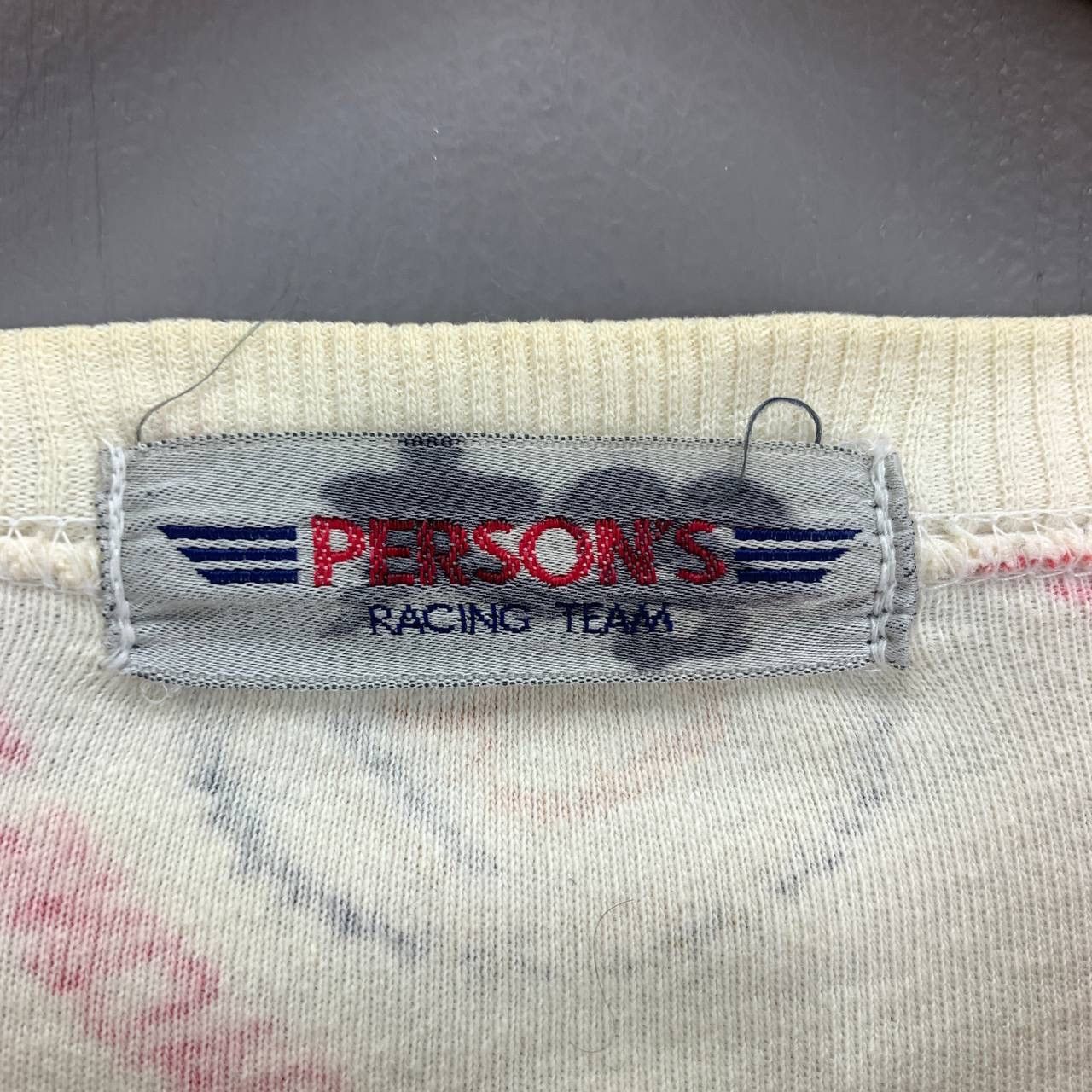PERSON'S × Vintage Vintage PERSON'S RACING TEAM Sweatshirt #2463/AM Size US M / EU 48-50 / 2 - 9 Thumbnail