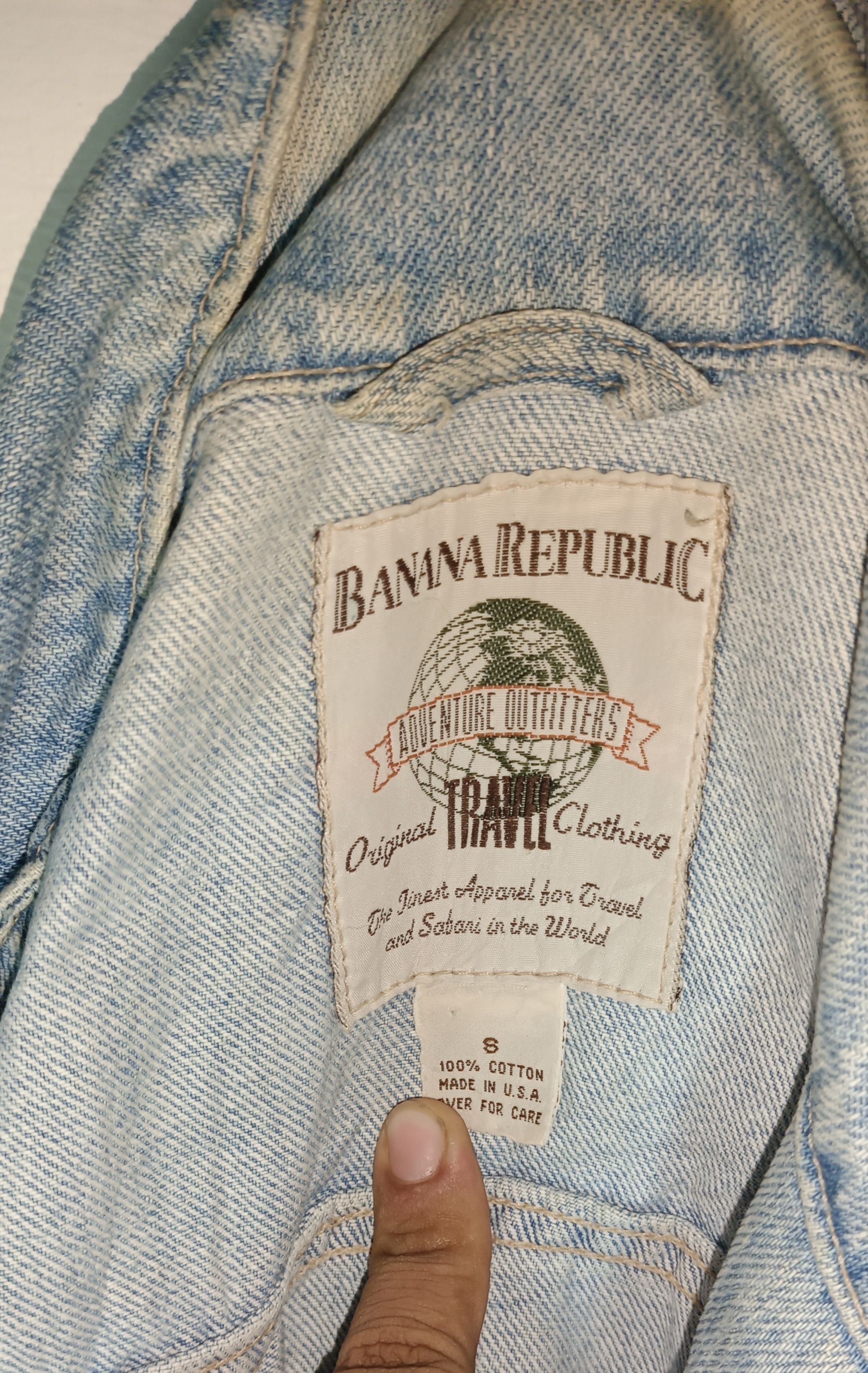 Banana Republic × Vintage Vintage🔥🔥Denim Jacket Banana Republic Rare Size US S / EU 44-46 / 1 - 6 Thumbnail