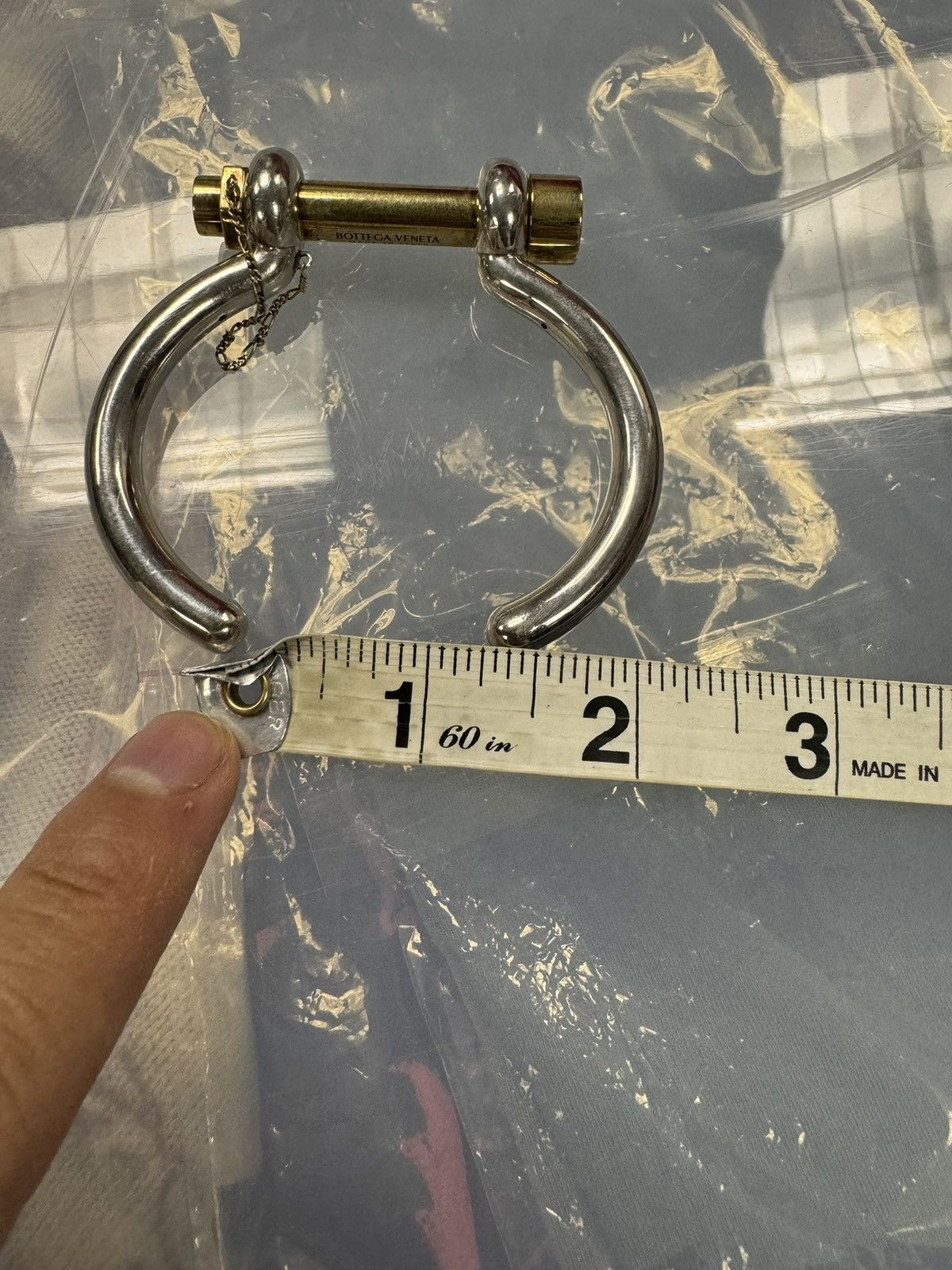 Bottega Veneta o1rshd1 Size: S / Sterling Bracelet in Silver/Yellow Gold Size ONE SIZE - 16 Thumbnail