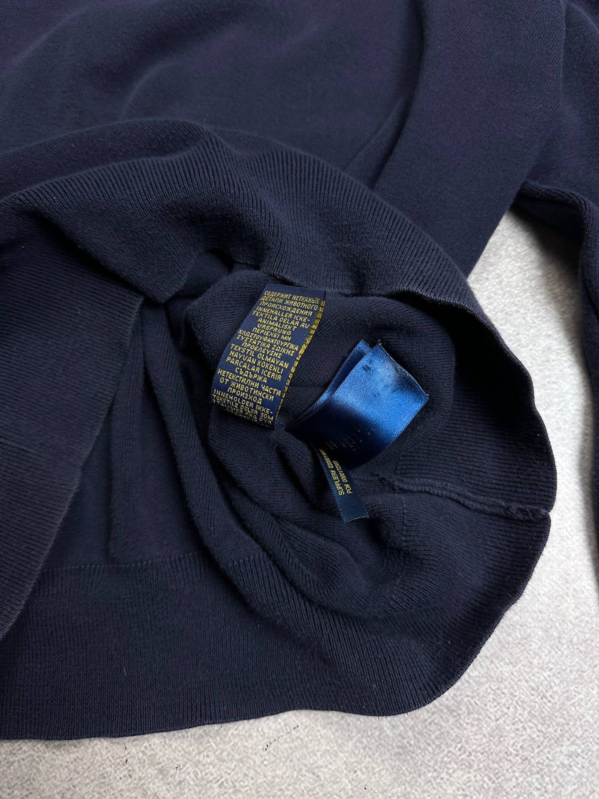 Polo Ralph Lauren Vintage Polo Ralph Lauren Knit Rugby Shirt Old Money M Size US M / EU 48-50 / 2 - 6 Thumbnail
