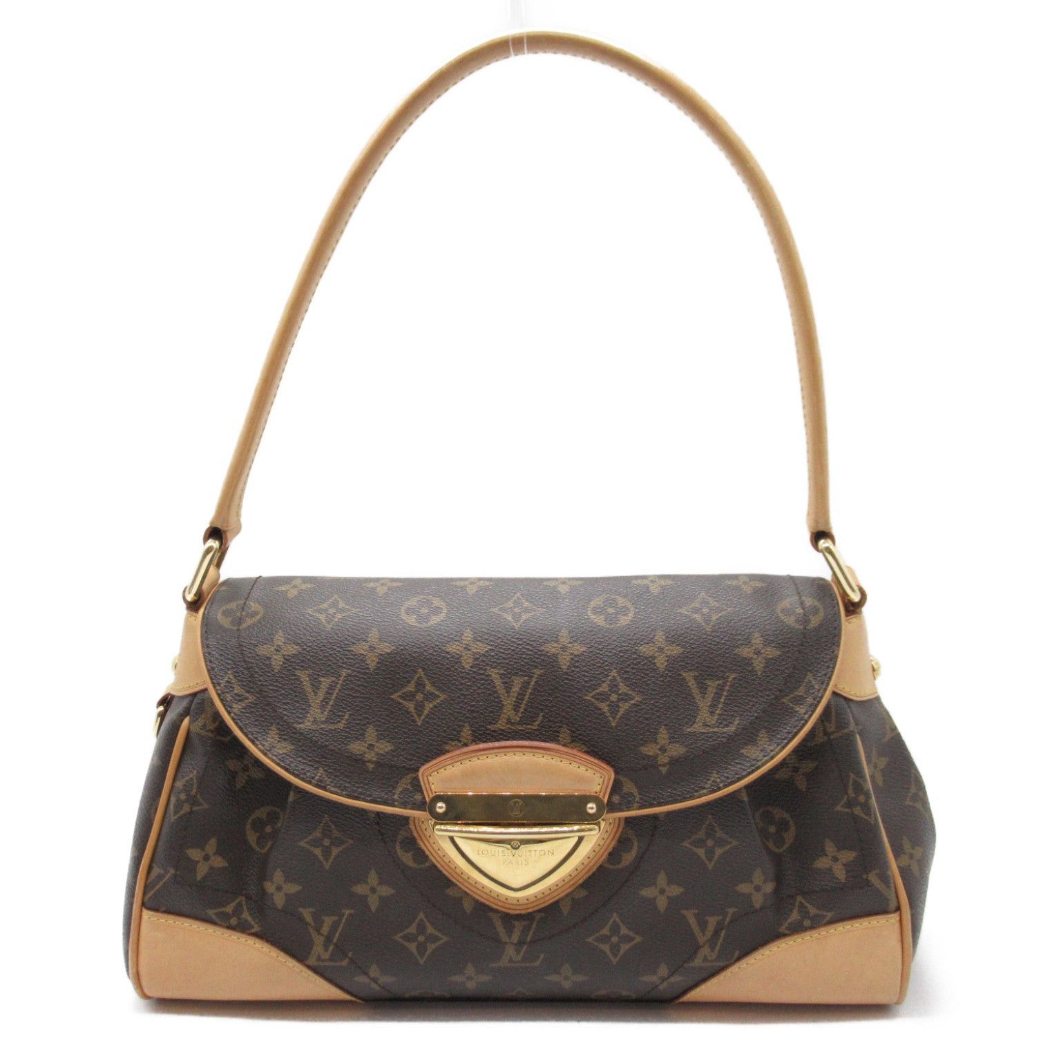 Louis Vuitton Louis Vuitton Beverly M.M. Shoulder Bag Coated Canvas Monogram Brown Size ONE SIZE - 1 Thumbnail