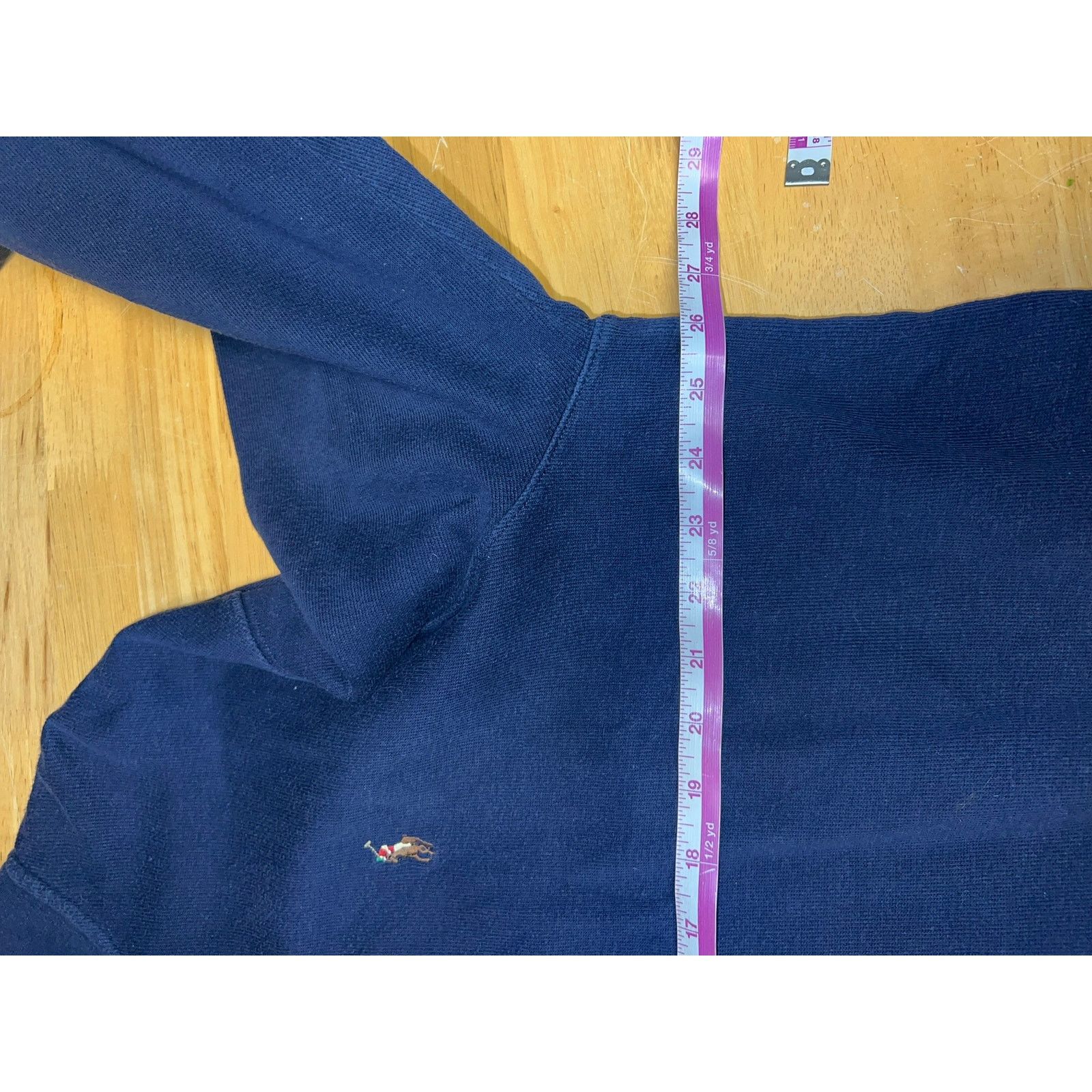 Vintage Polo Ralph Lauren Estate Rib Quarter Zip Sweatshirt PRL 2XL Size US XXL / EU 58 / 5 - 9 Thumbnail