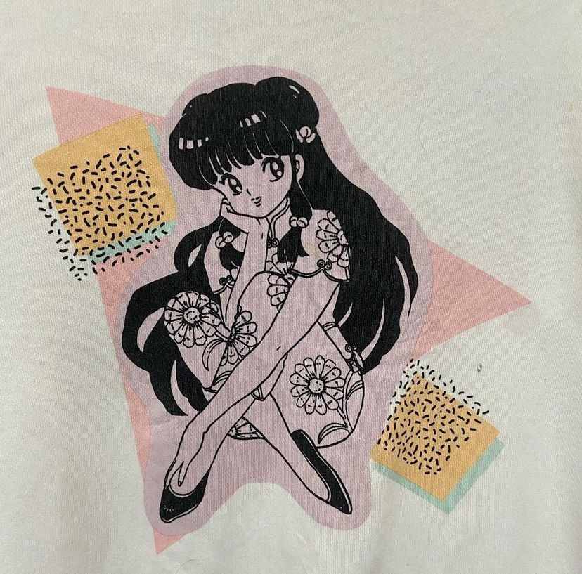 Anime × Vintage Vintage 90s Ranma Anime Sweater Size US M / EU 48-50 / 2 - 3 Thumbnail