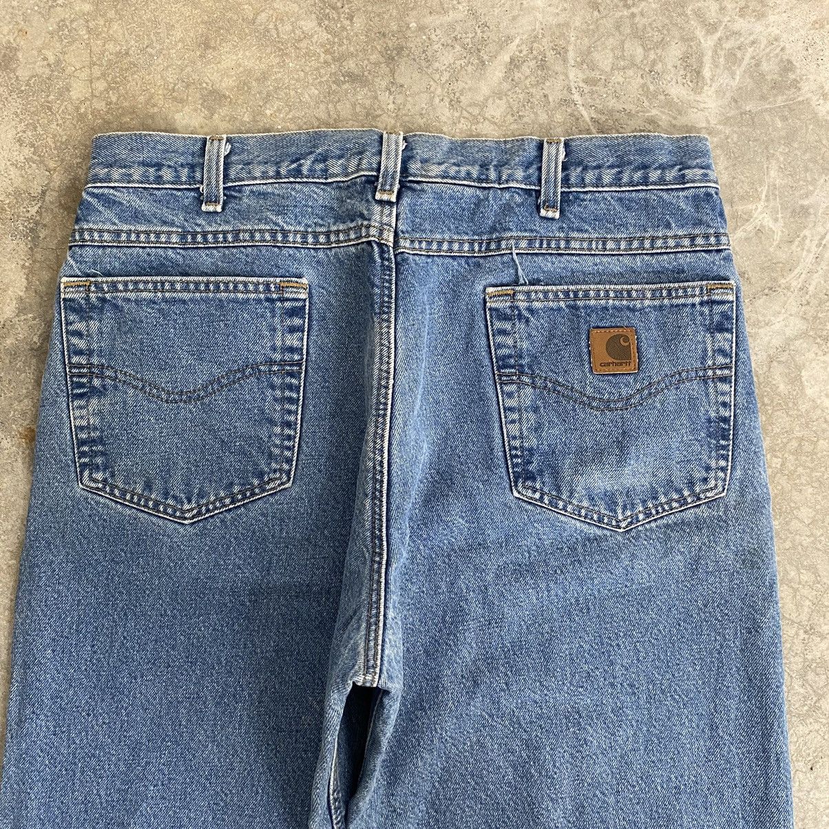 Carhartt Vintage Carhartt Blanket Lined Relaxed Fit Denim Jeans Size US 35 - 23 Thumbnail