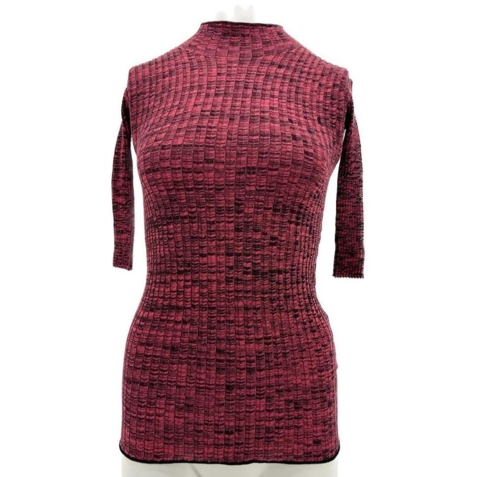 Celine Celine Ribbed Knit Top - Size S Size S / US 4 / IT 40 - 1 Thumbnail