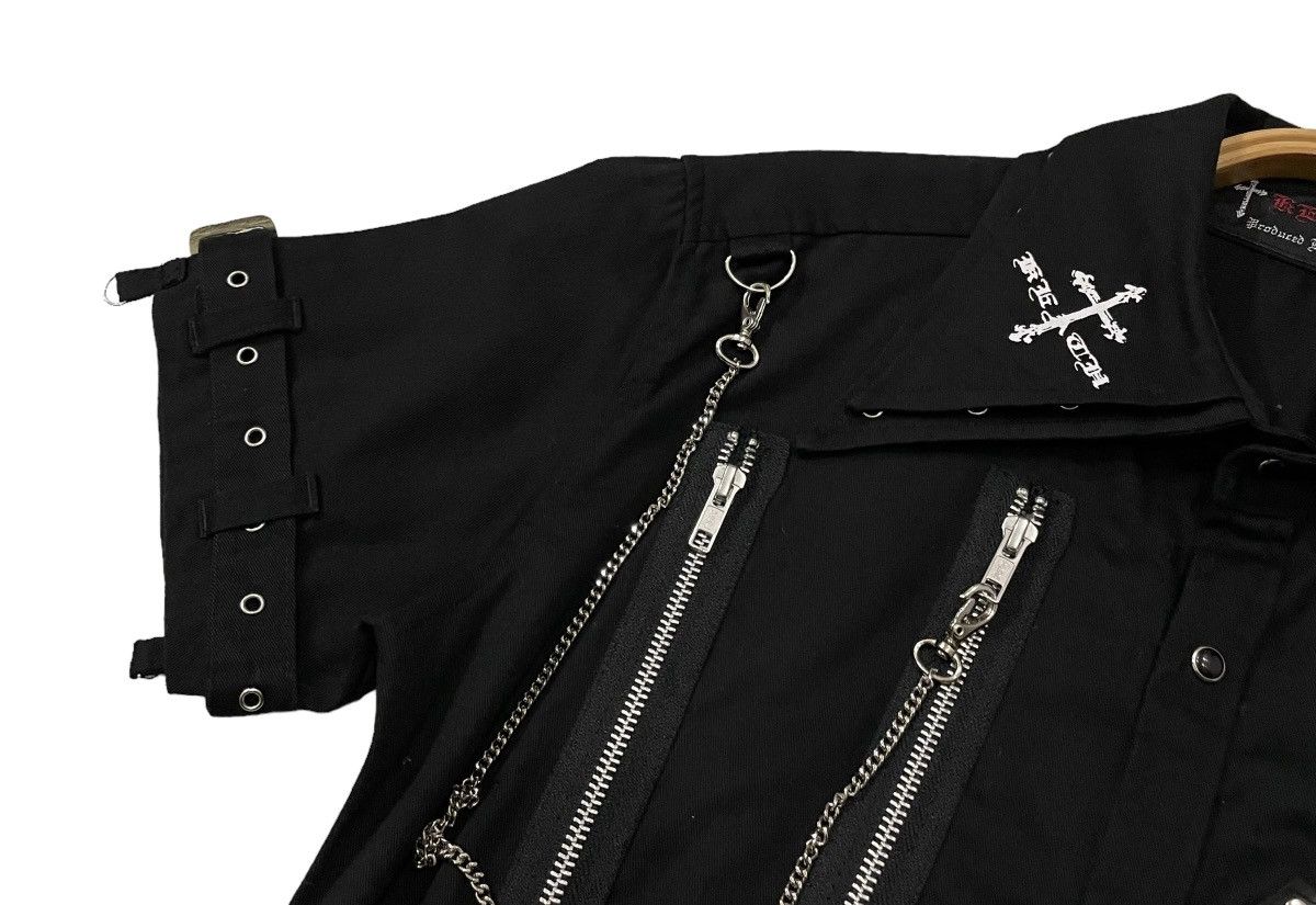 Le Grande Bleu (L.G.B.) Vintage Reach Keystation Bondage Punk Seditionaries Shirt Size US M / EU 48-50 / 2 - 7 Thumbnail