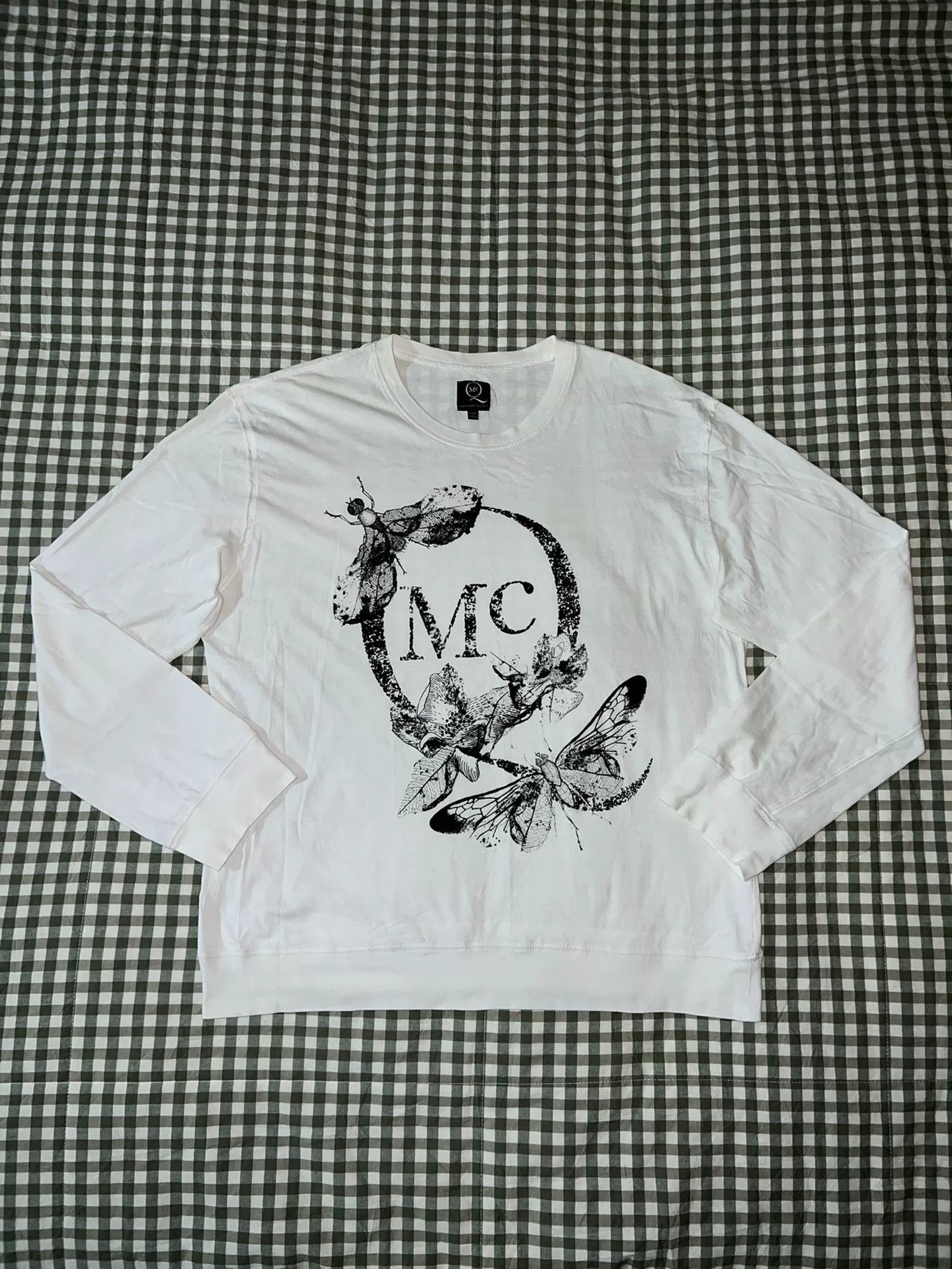 Alexander McQueen Alexander McQueen Inkjet Print Long-Sleeve Top Size US XL / EU 56 / 4 - 1 Thumbnail