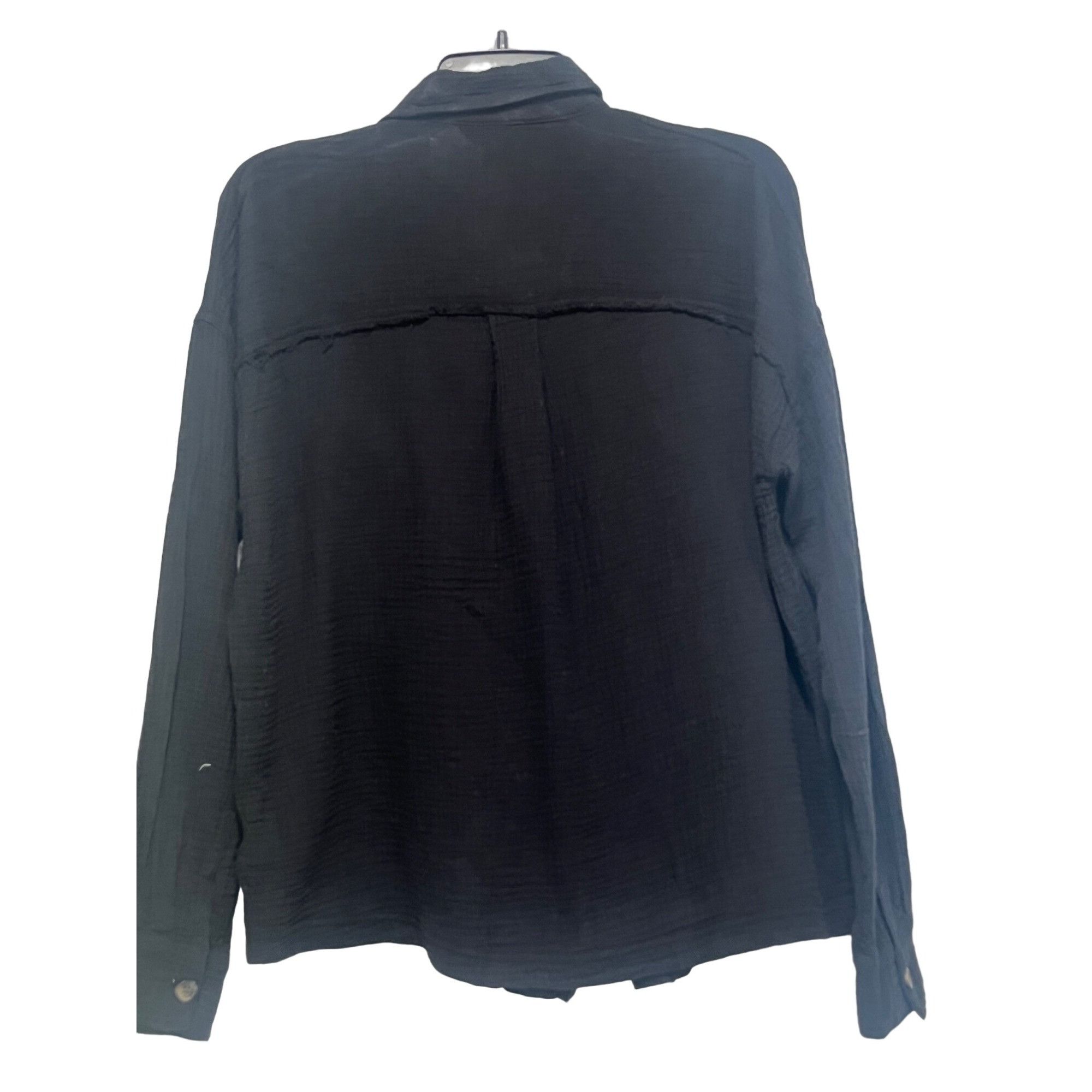 UNIONBAY Supplies by UNIONBAY Crinkle Gauze Button Front Shirt Jacket Size XS / US 0-2 / IT 36-38 - 9 Thumbnail